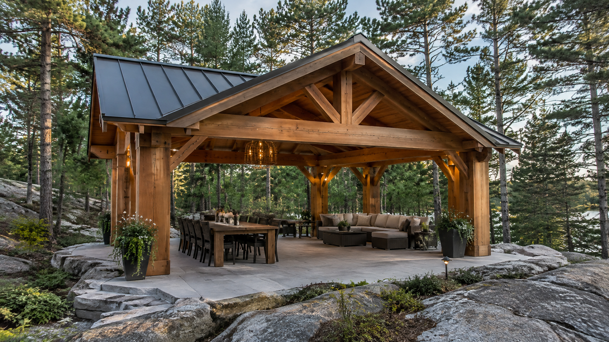 Pavilions project in Muskoka