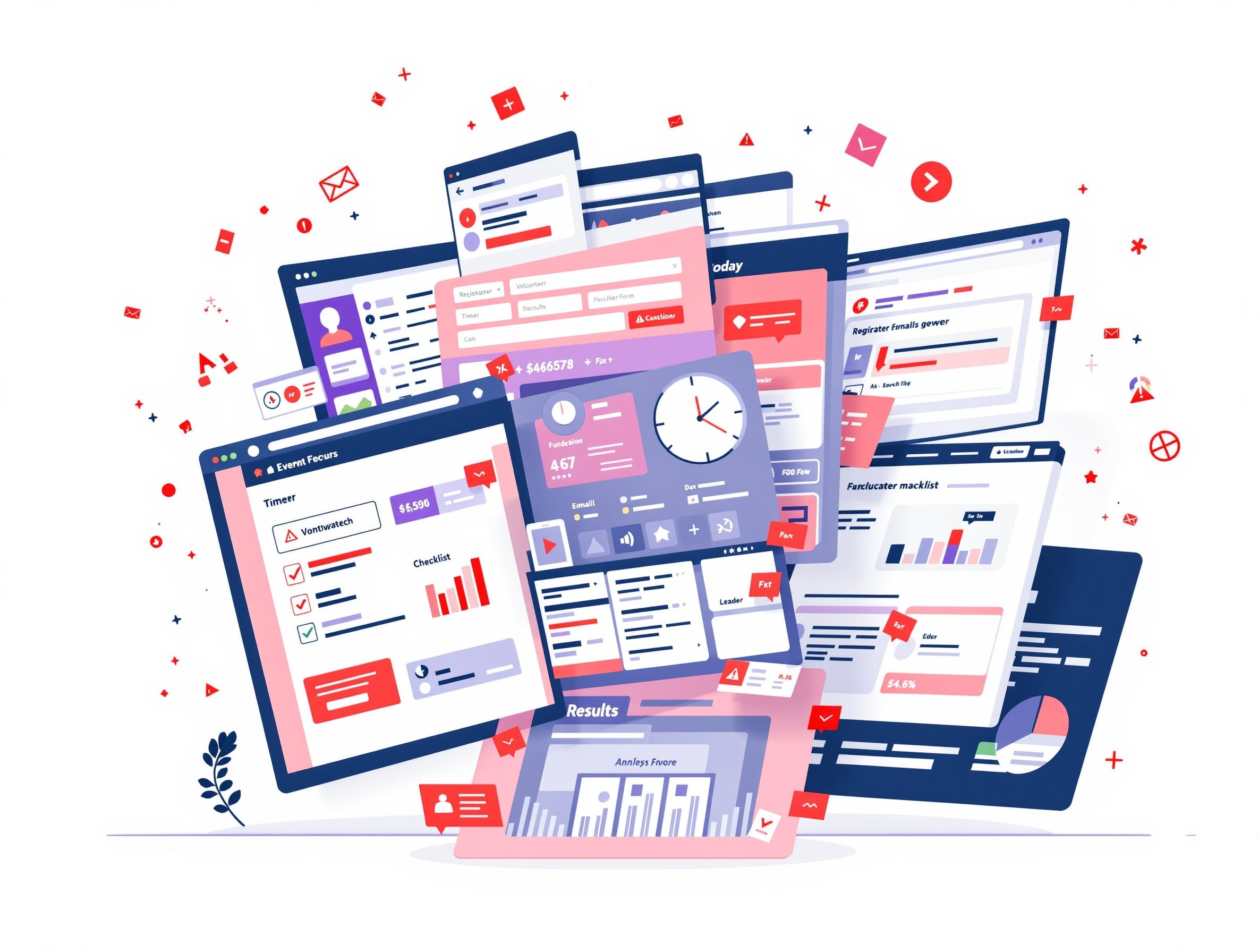 Fragmented event platforms - too many disconnected screens