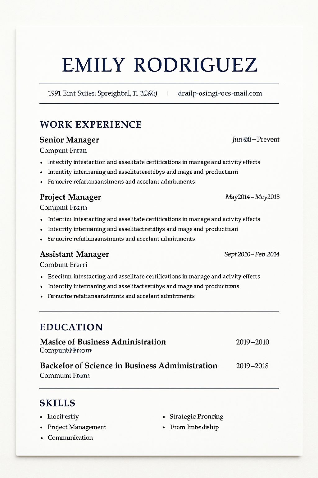 Corporate Classic template