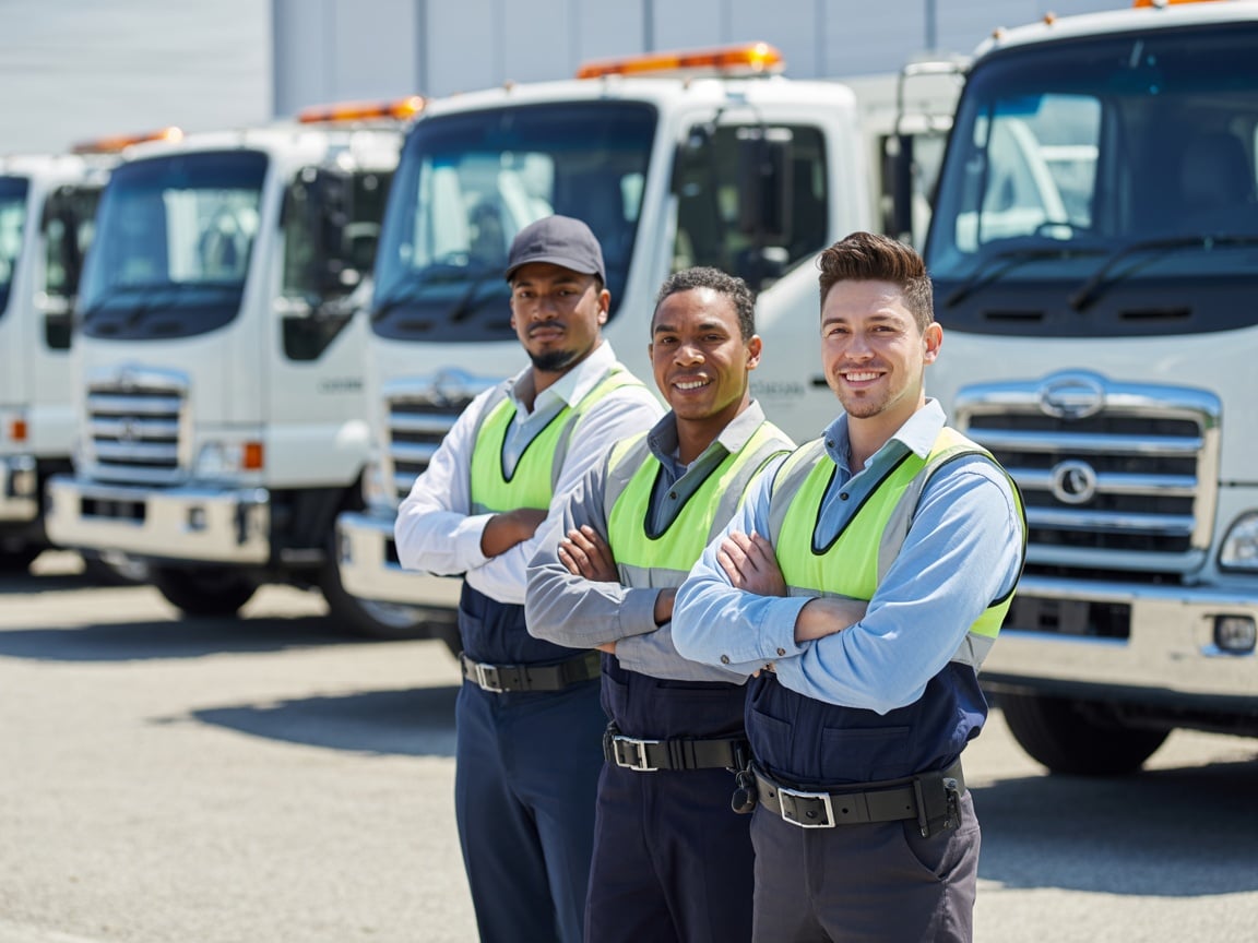 MSP Towing & Recovery professional team with tow trucks