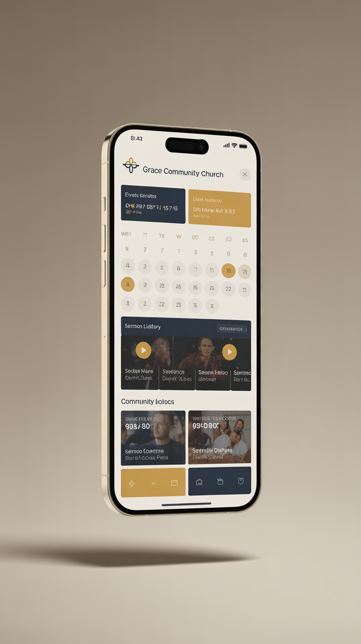 Grace Community Church mockup 2