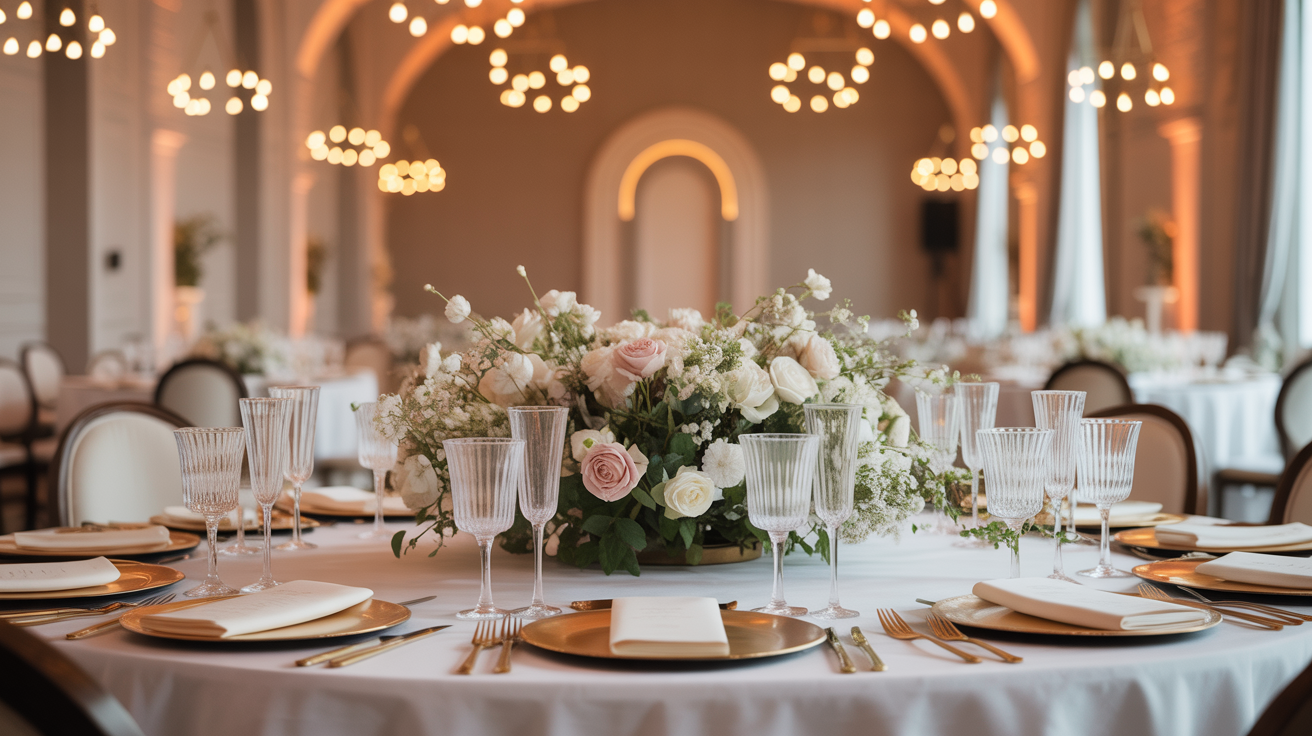 Elegante configuración de eventos