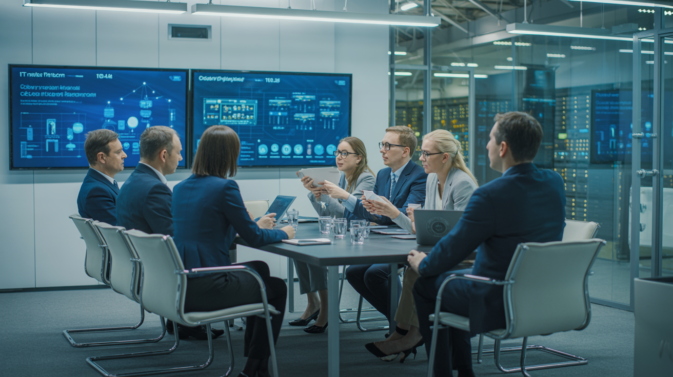 IT Consulting service illustration