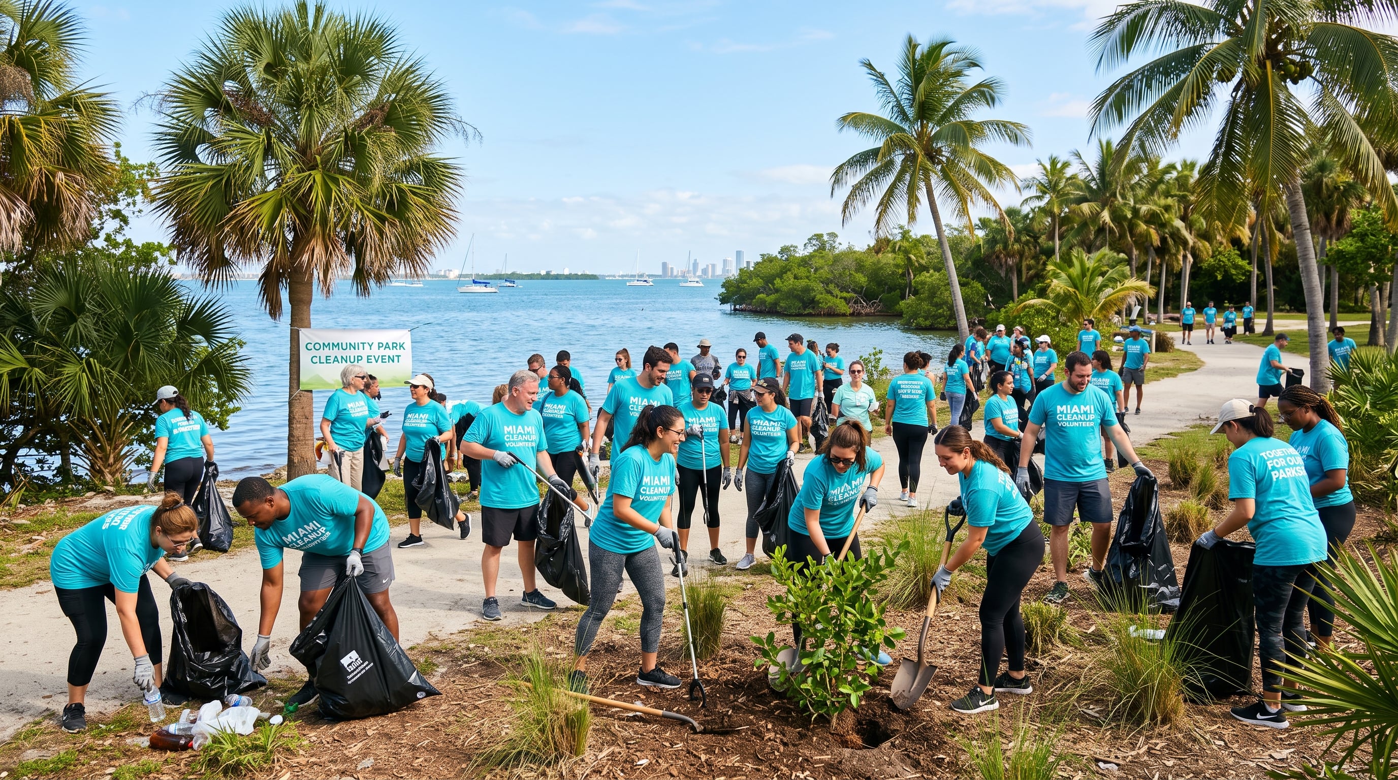 Biscayne Bay Shoreline Cleanup banner