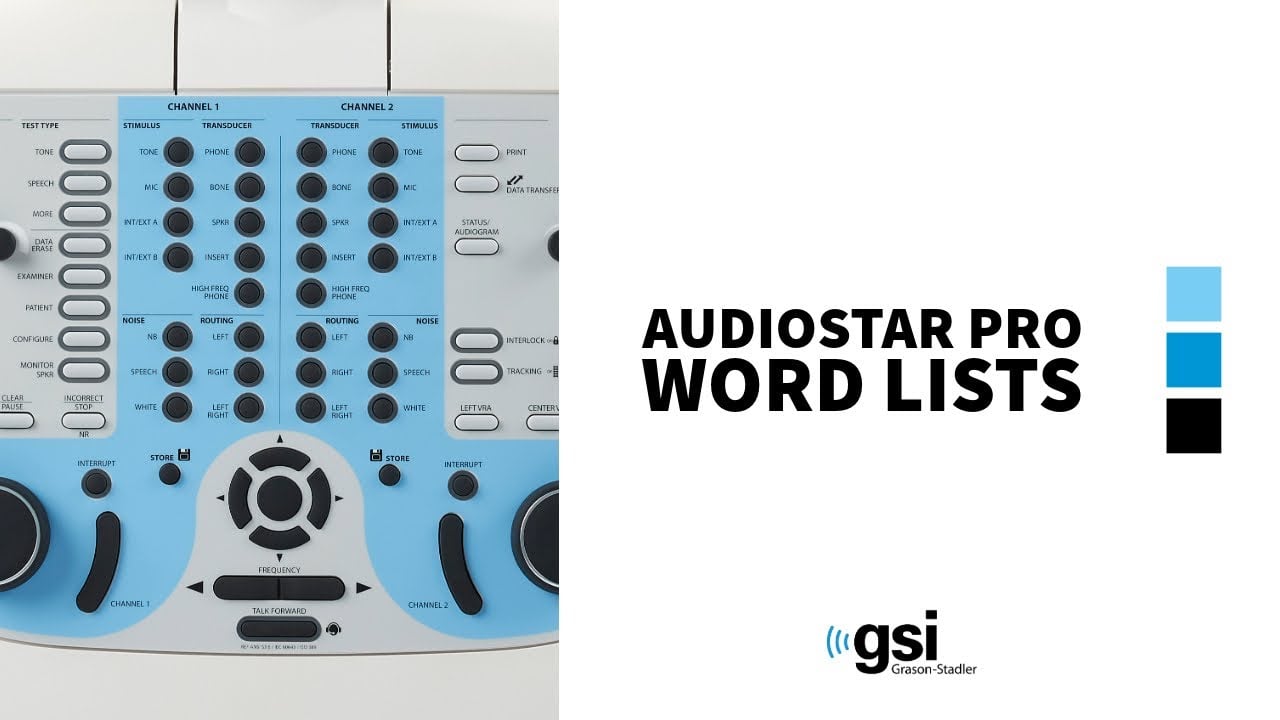 GSI AudioStar Pro interface demonstration for proper testing procedures