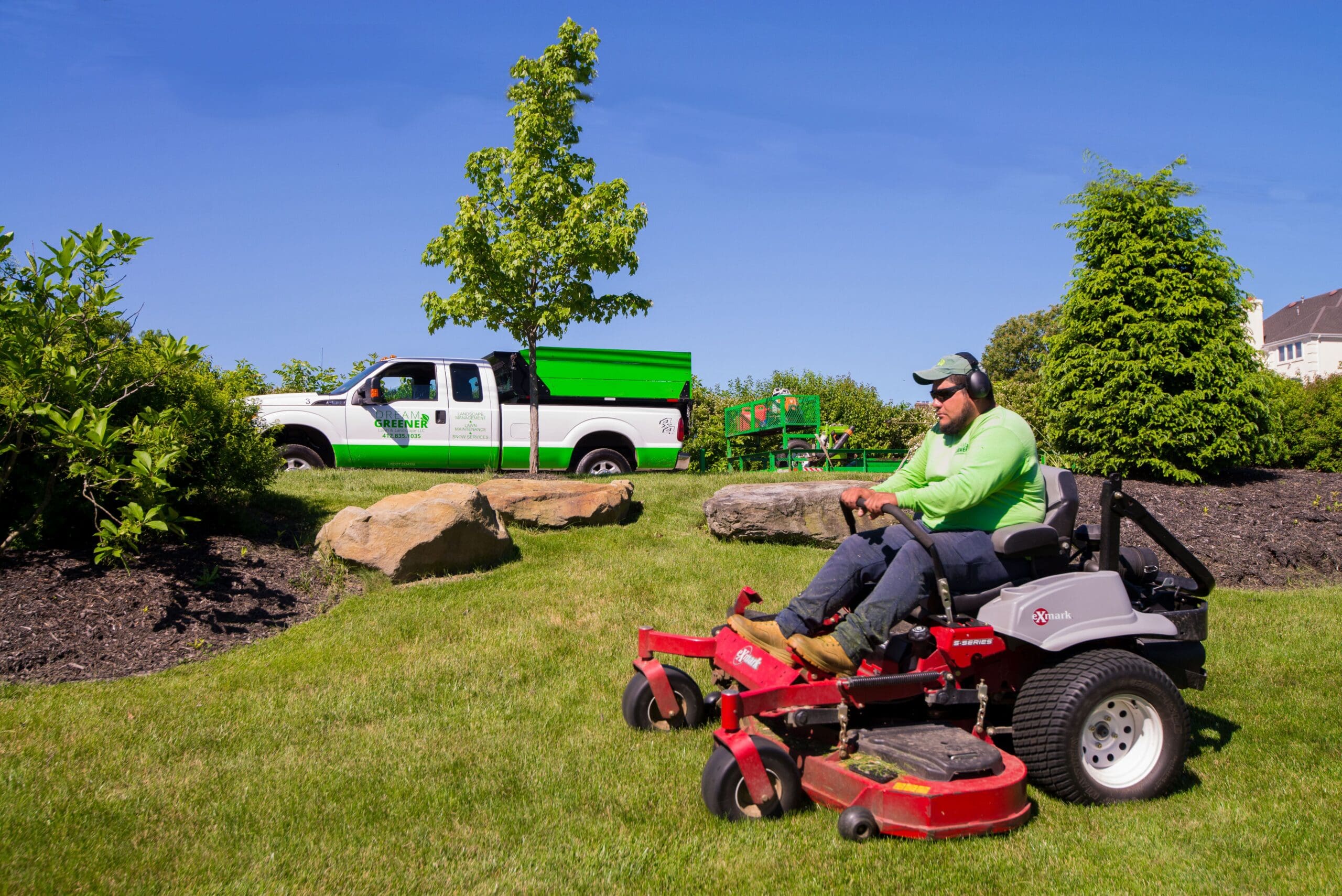 Professional lawn mowing and garden maintenance