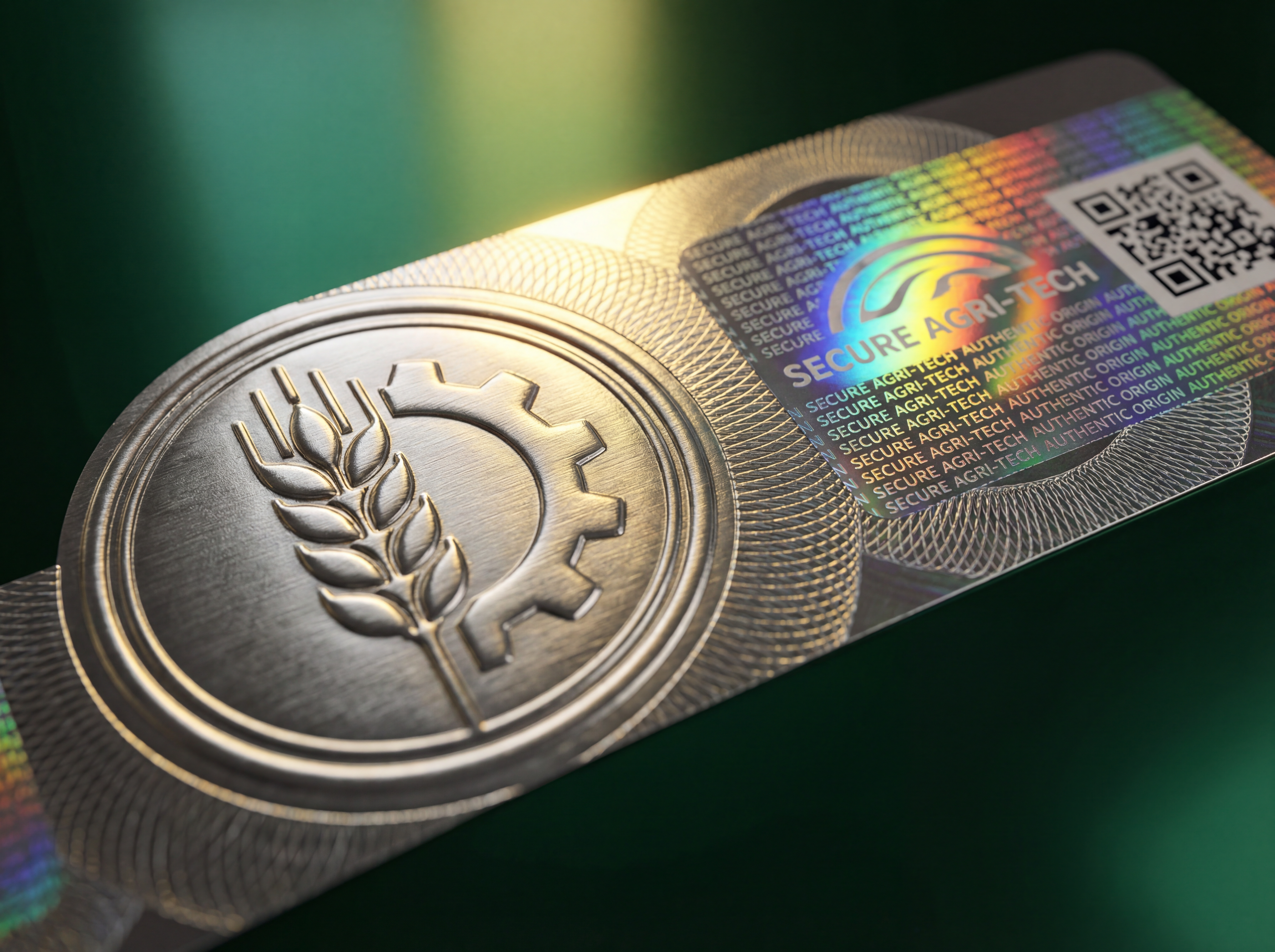 Anti-Counterfeit Security Features - Convex Logo and Metallized Label