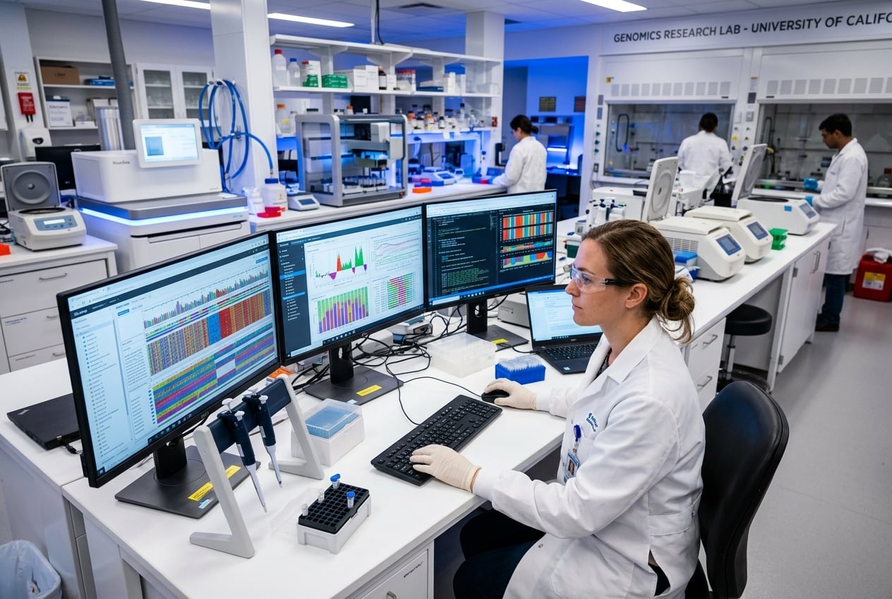 Academic genomics research laboratory