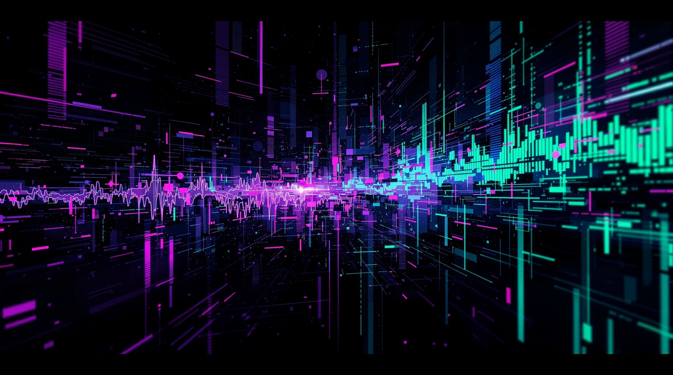 Abstract sound visualization