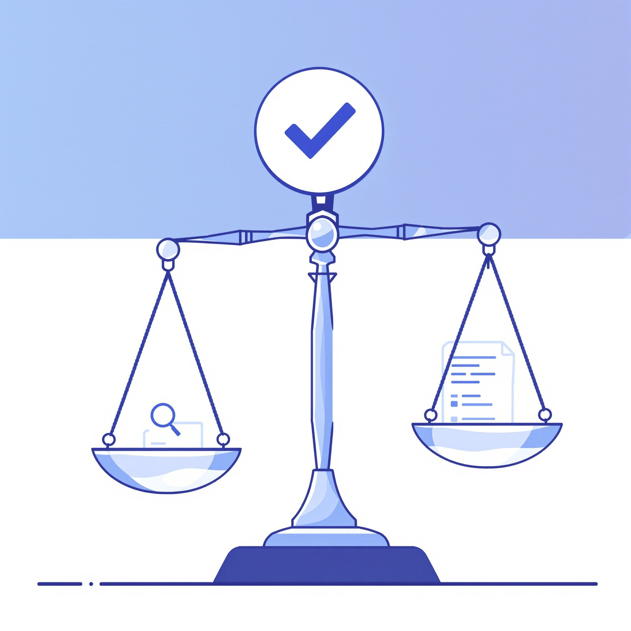 Fact-checking methodology illustration