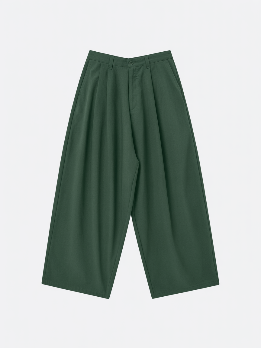 Calça Baggy Verde