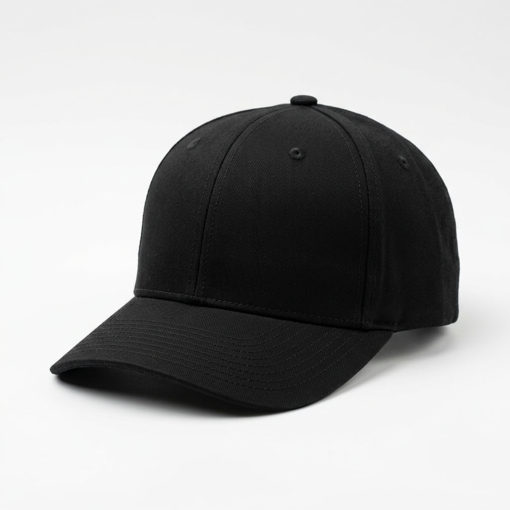 Flexfit Fitted Structured Cap in Black