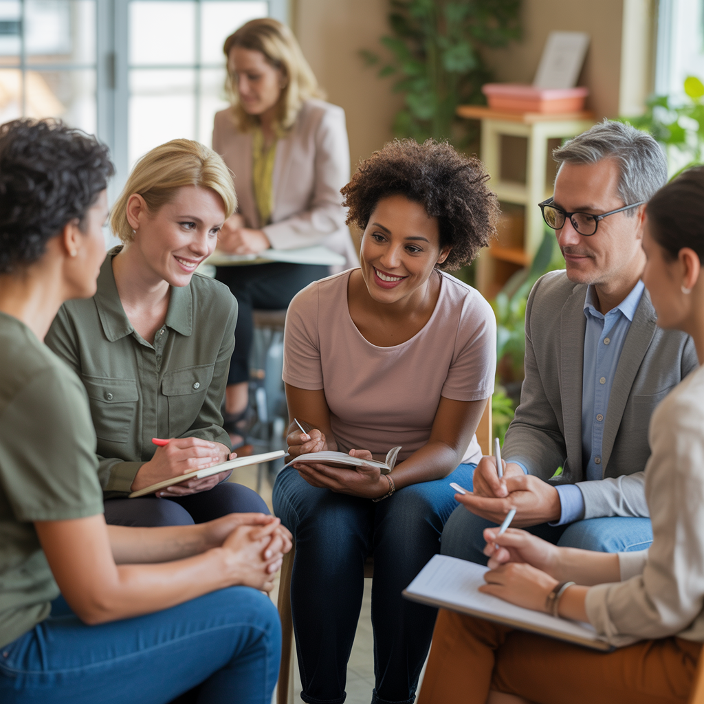 Support network professionals collaborating