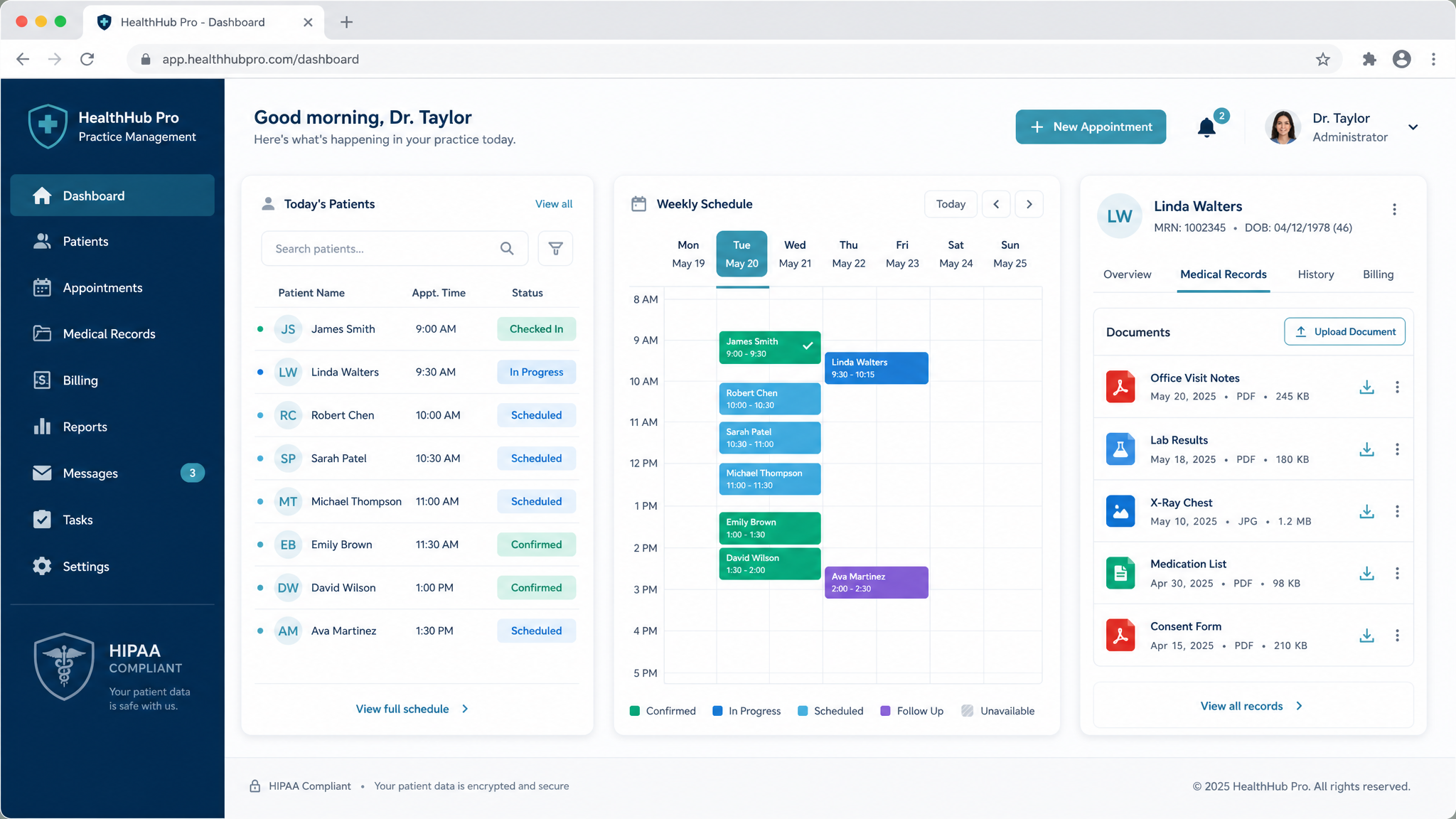 Healthcare Management Software: Healthcare software example