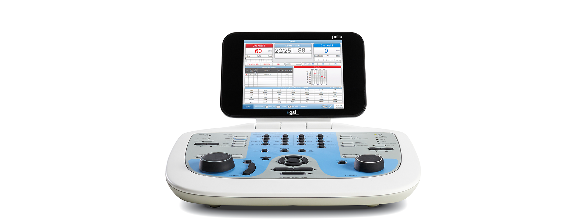 GSI Audiometer Equipment Professional Setup
