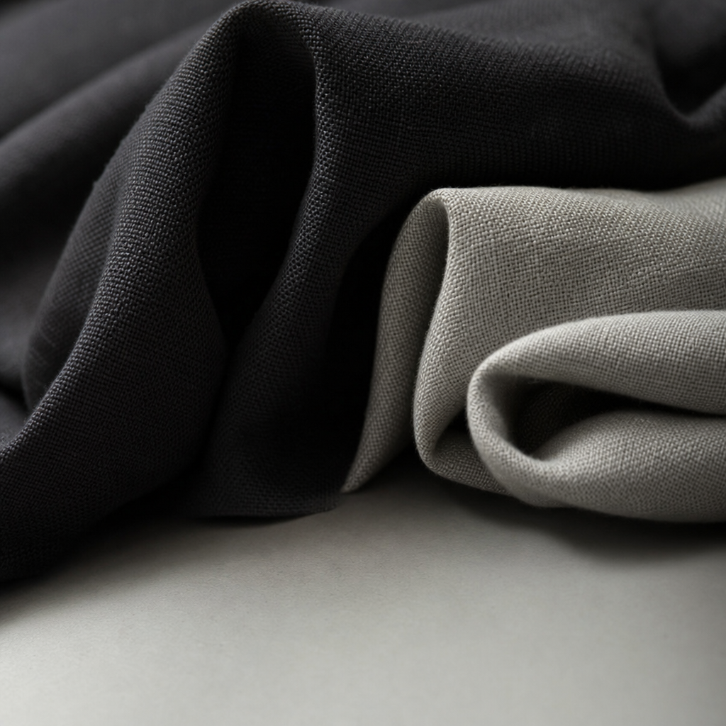Detalle textil de moda de lujo en monocromo