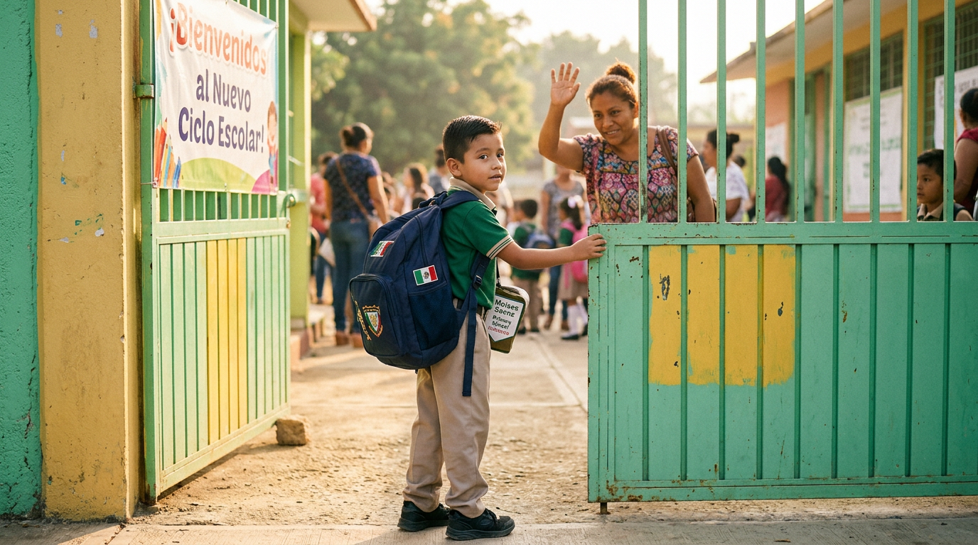 Ilustración sobre de preescolar a primaria: cómo preparar a tu hijo para el gran salto