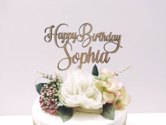 Topper Feliz Cumpleaños
