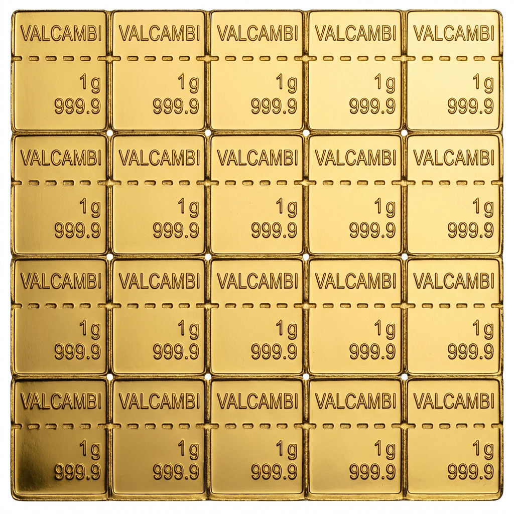 Valcambi 20x1g Gold CombiBar