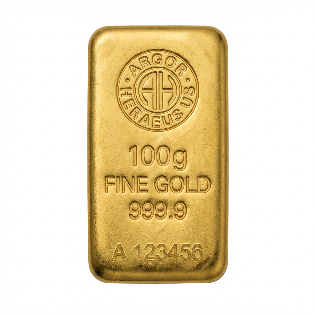 Argor-Heraeus 100 Gram Gold Bar