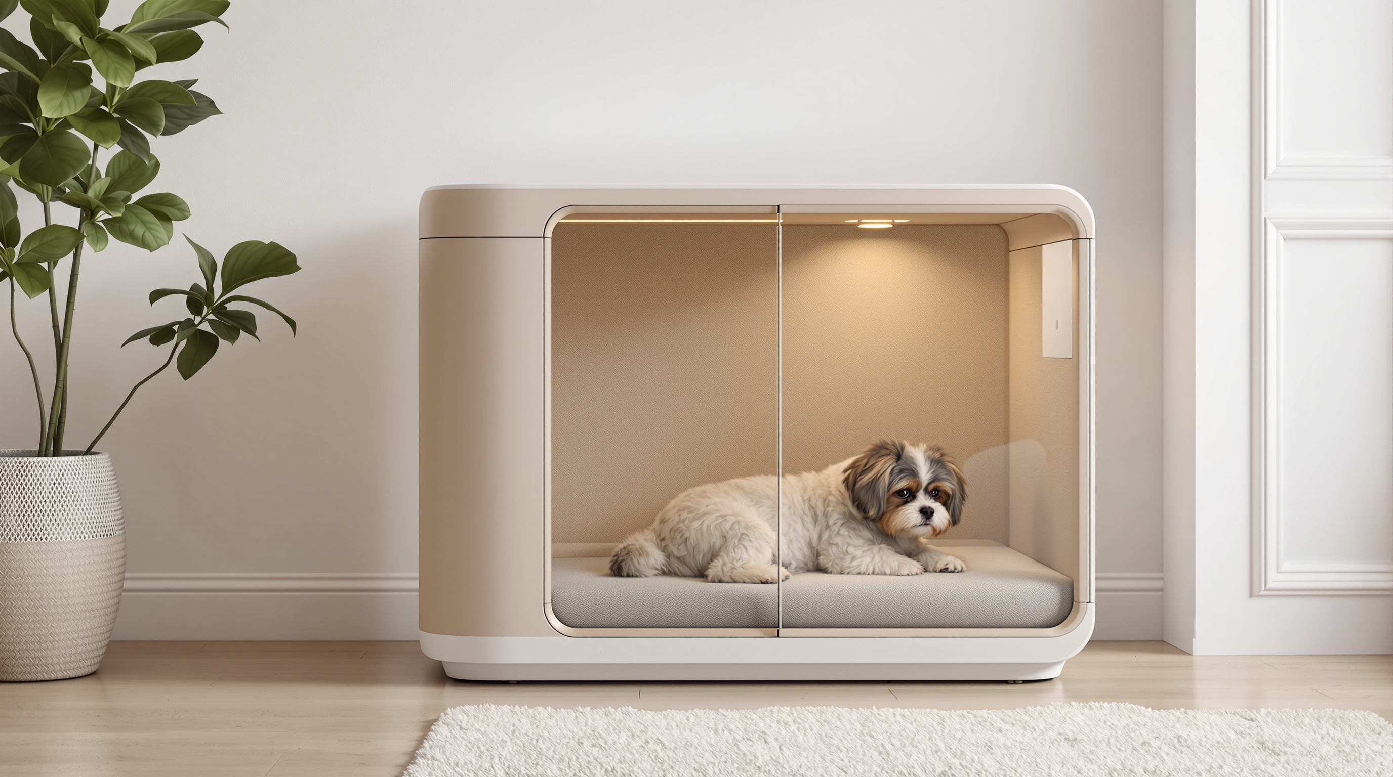 Pawdio Zen Den - Side Angle