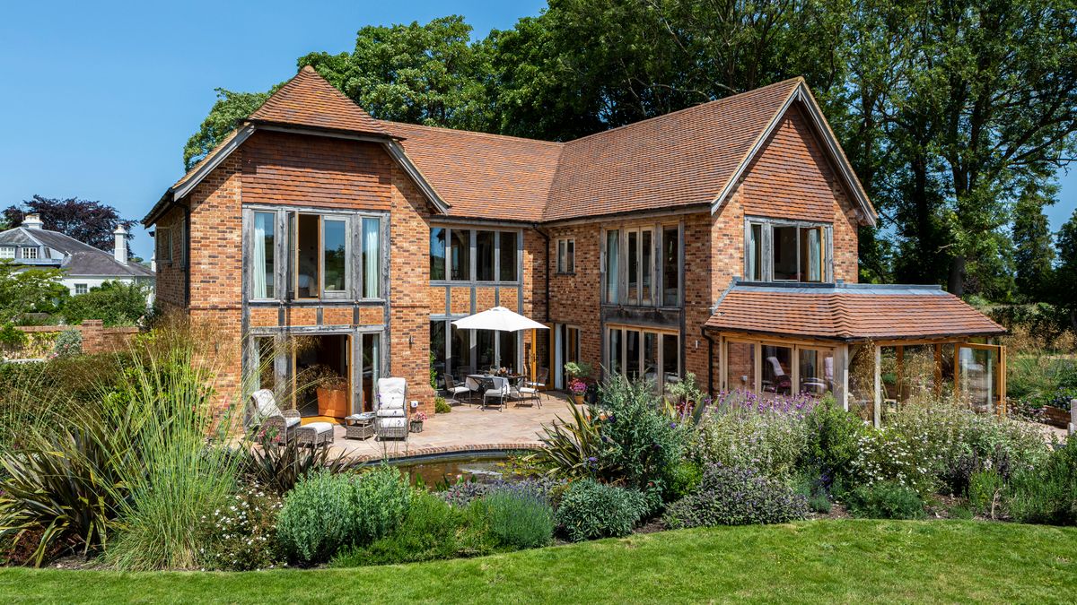 Completed new roof on a UK residential property