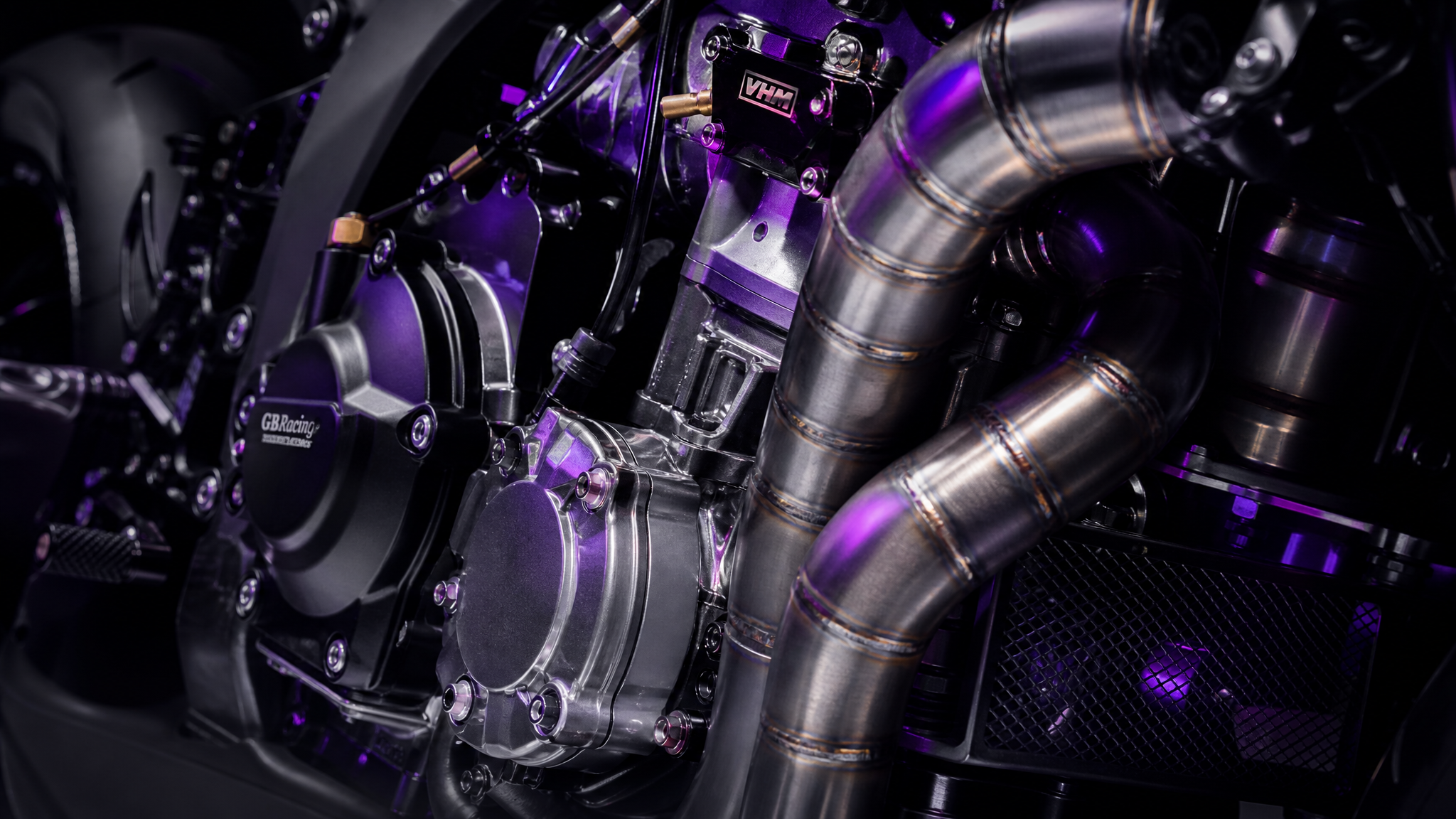 Motor de motocicleta con componentes de alto rendimiento Apex