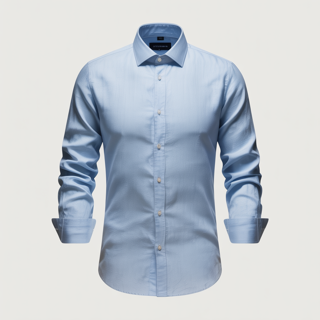 Camisa Linho Azul Claro