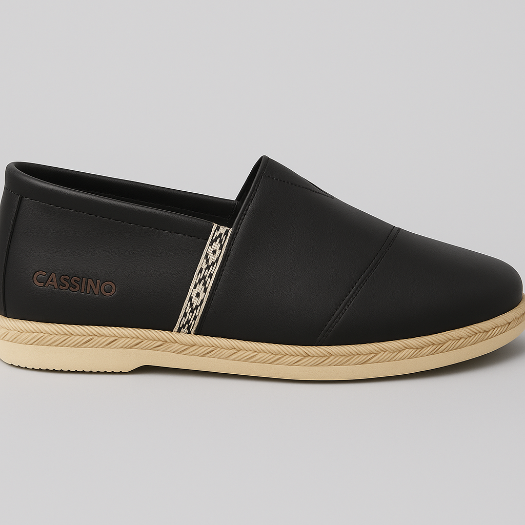 Recoleta Black Leather Loafer