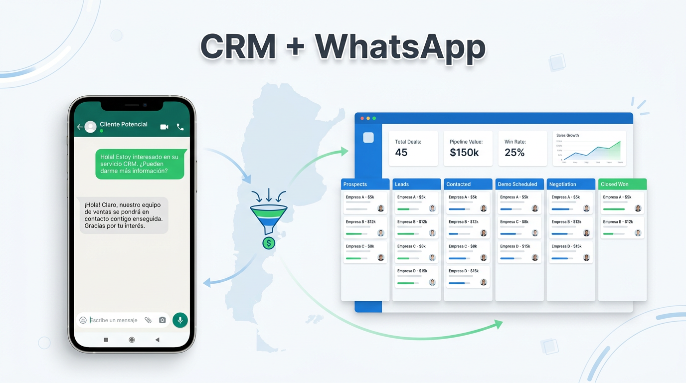 CRM con WhatsApp Integrado en Argentina: Guía Completa 2026