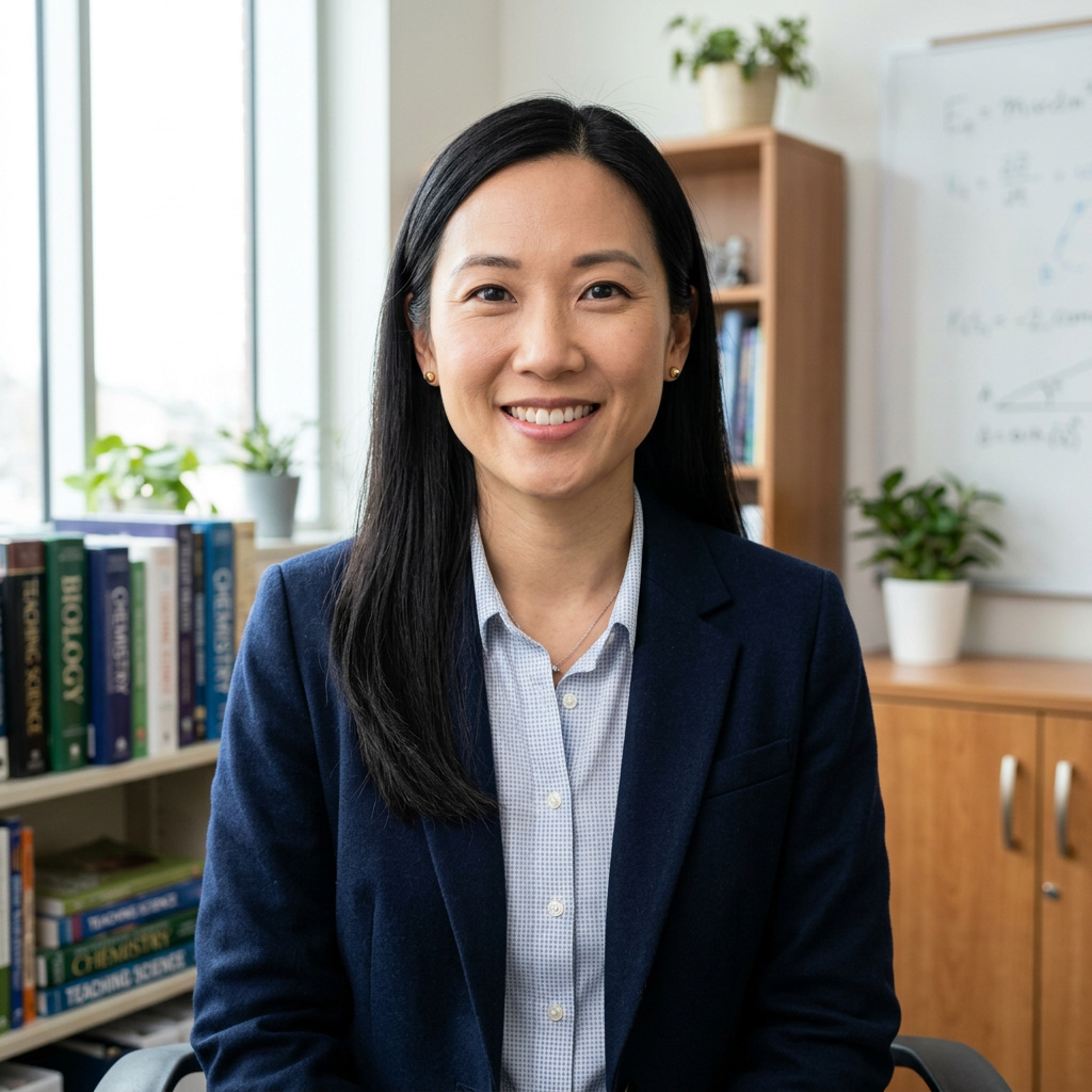 Grace Lin, Science teacher from Canada