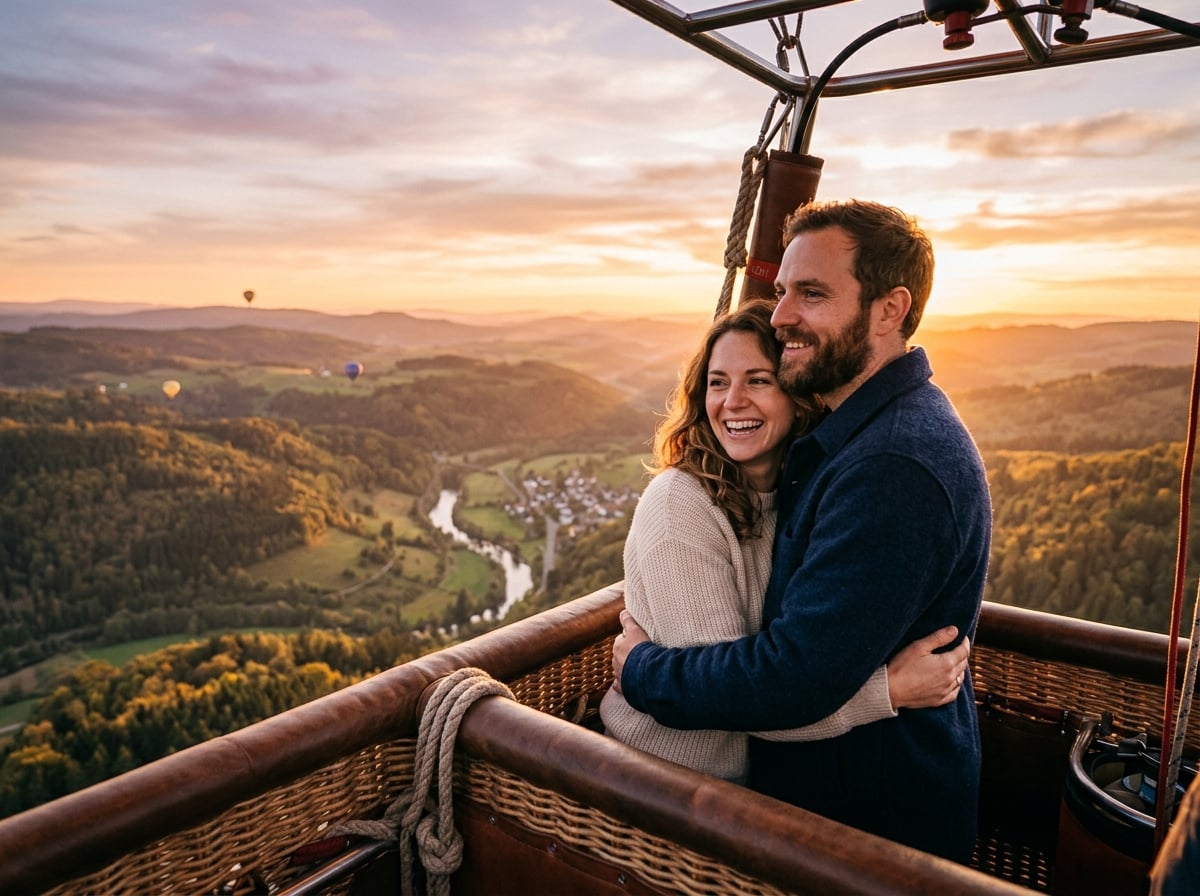 Romantische Fahrt zu Zweit