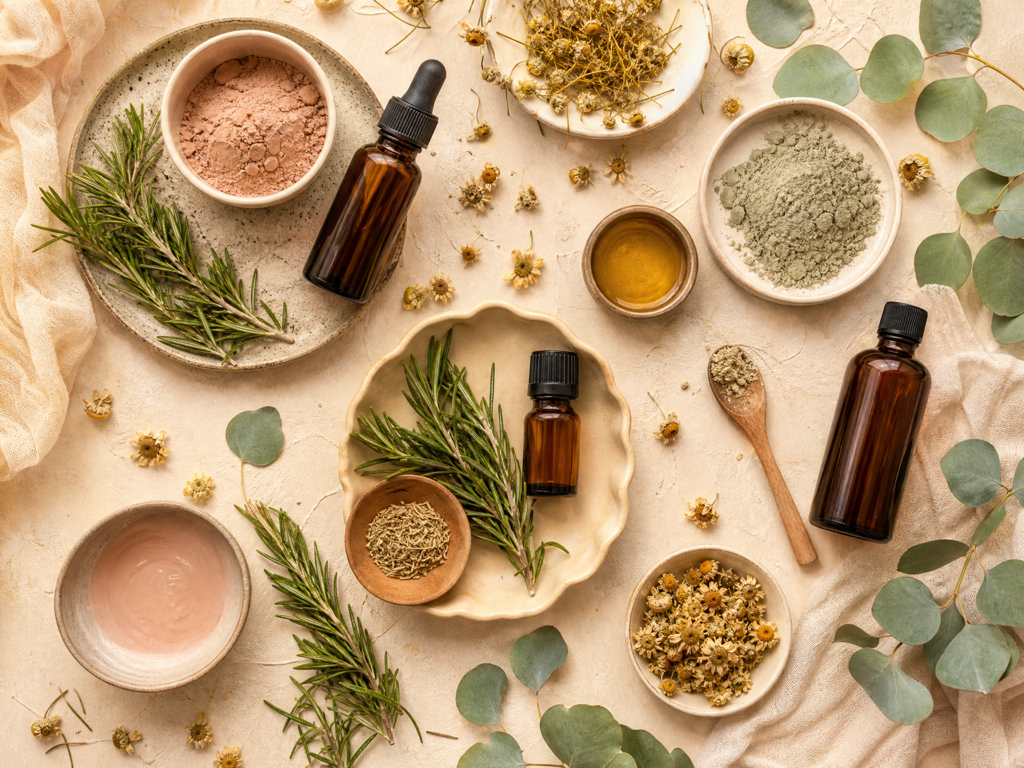 Botanical ingredients for scalp health