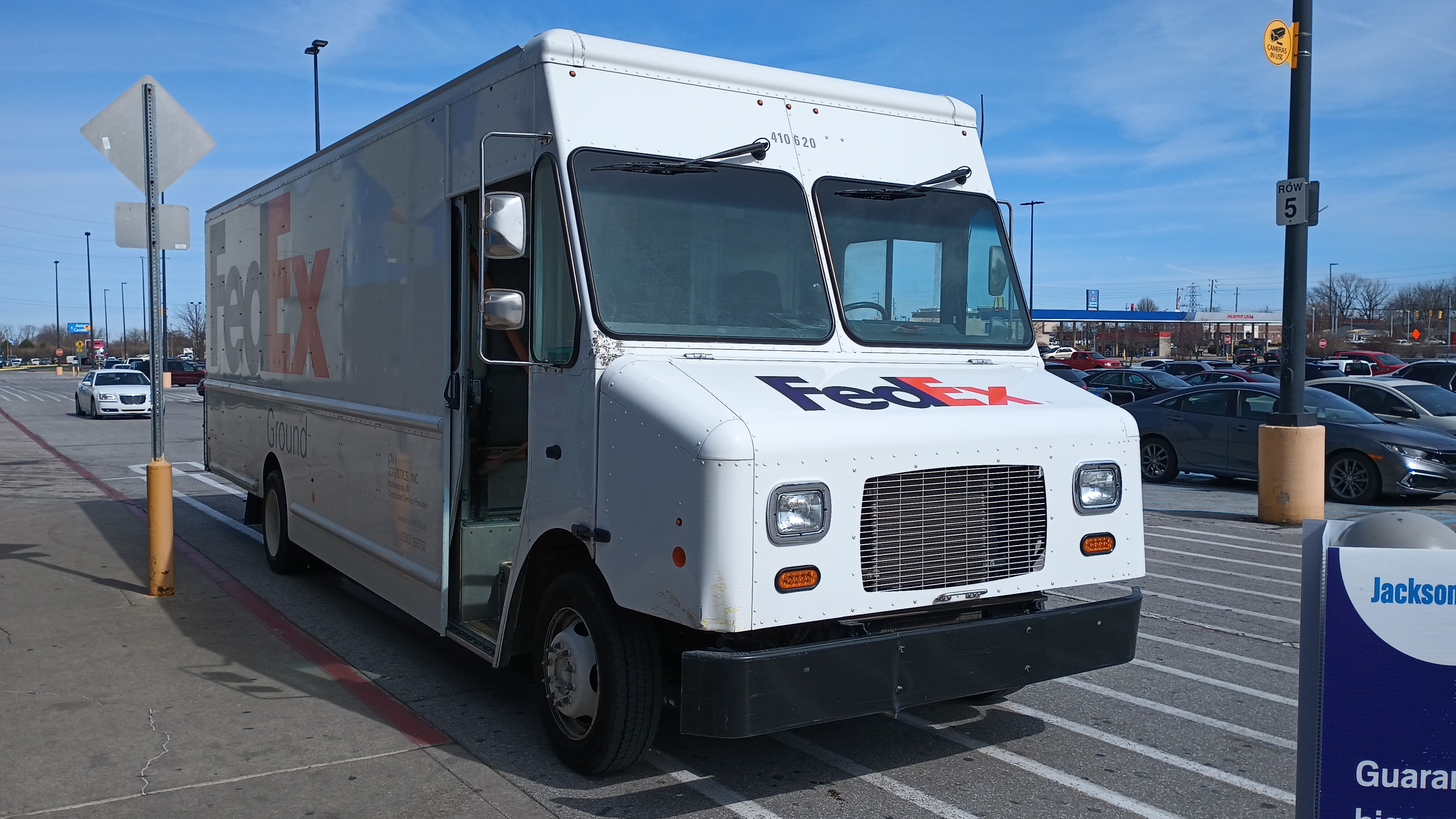 Delivery truck on metropolitan highway representing fast regional last-mile delivery