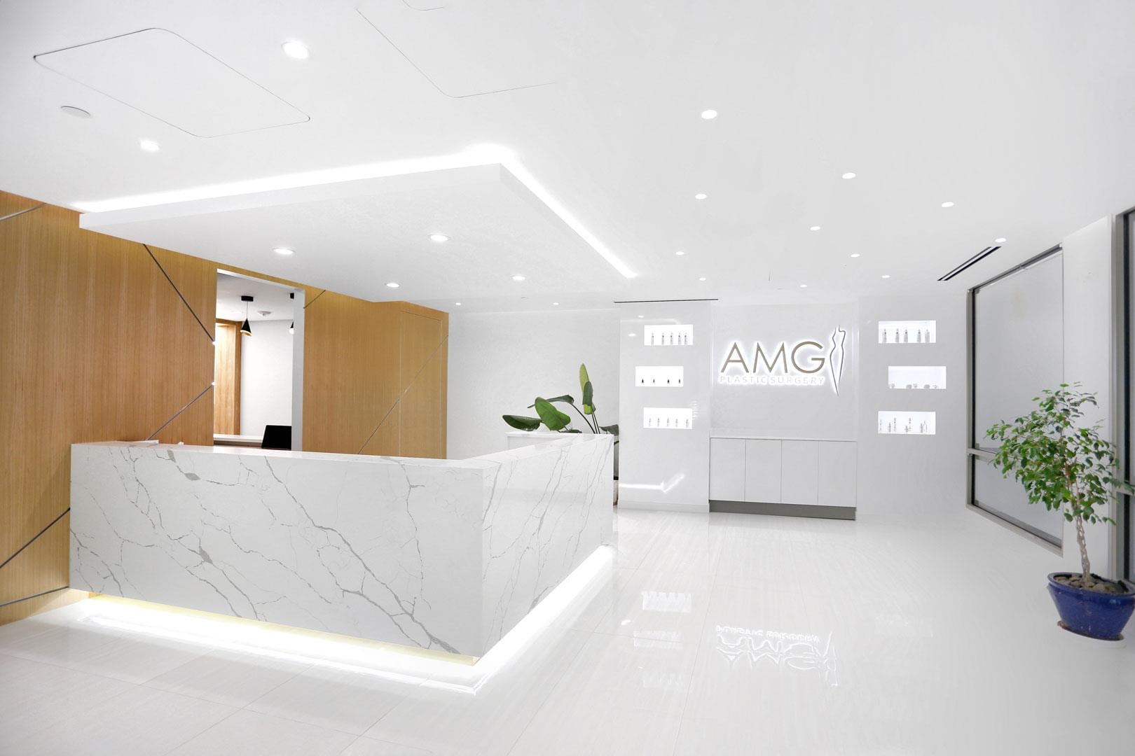 The Wellness Lab clinic reception in Knightsbridge, London