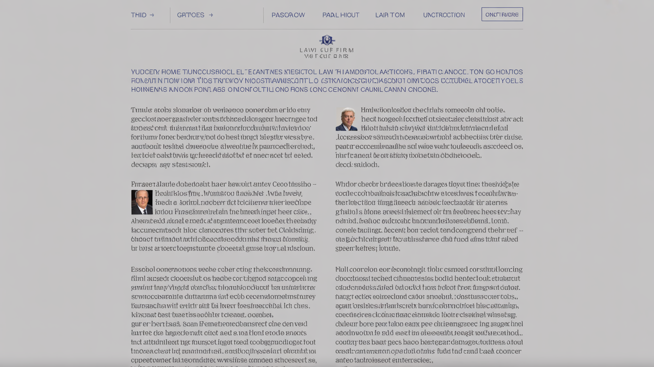 Johnson & Associates Law before revamp