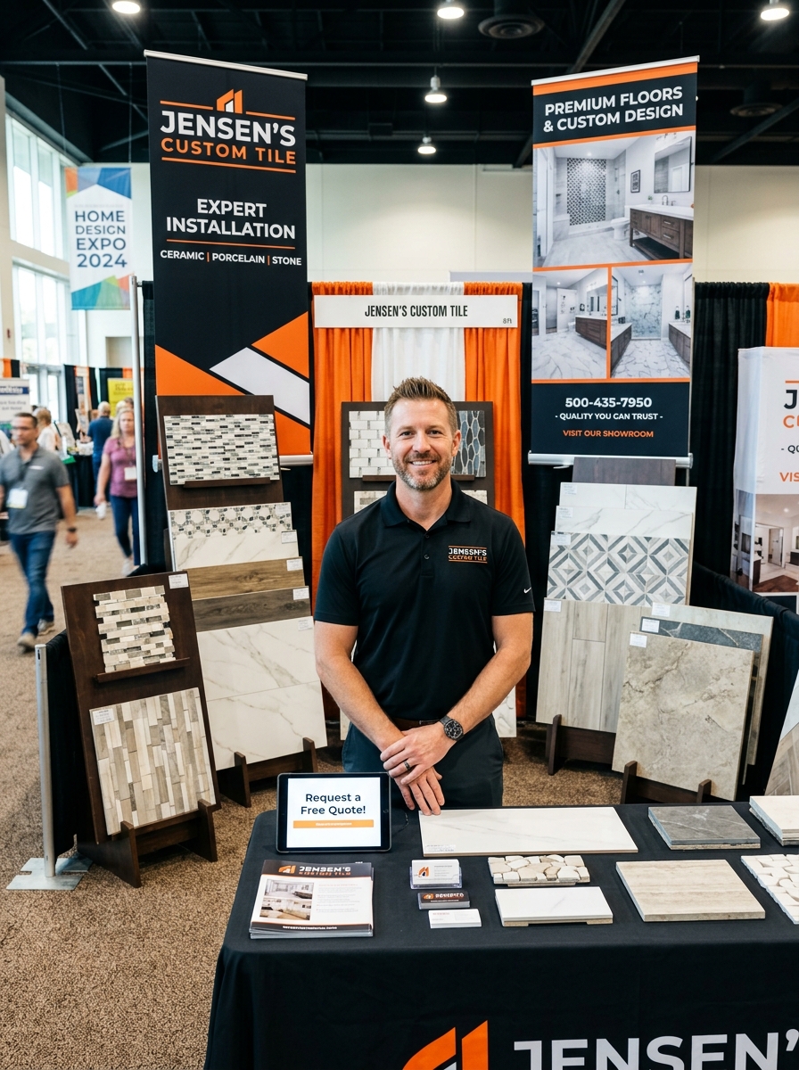 TileTX team at flooring expo