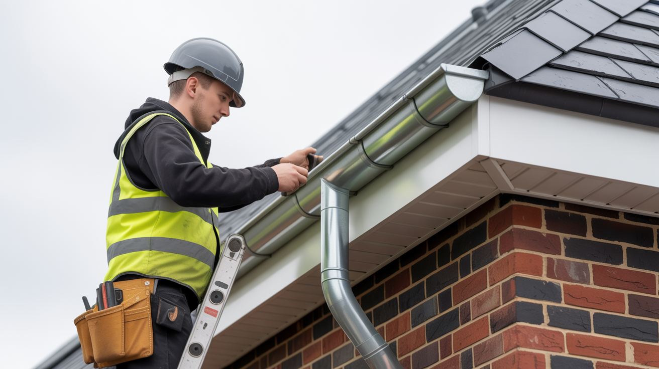 Professional gutter installation