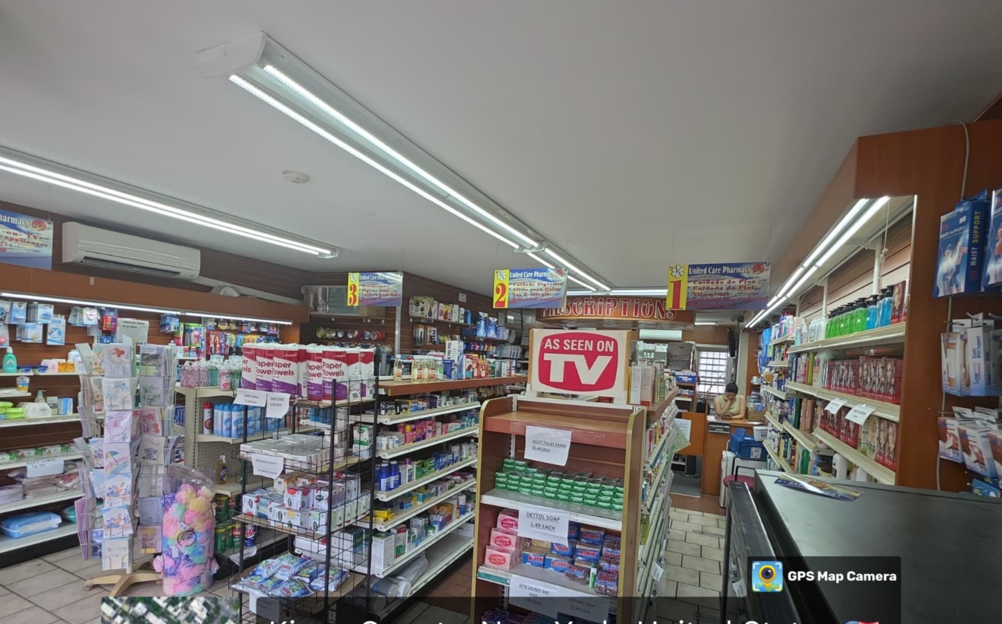 Prescription counter area