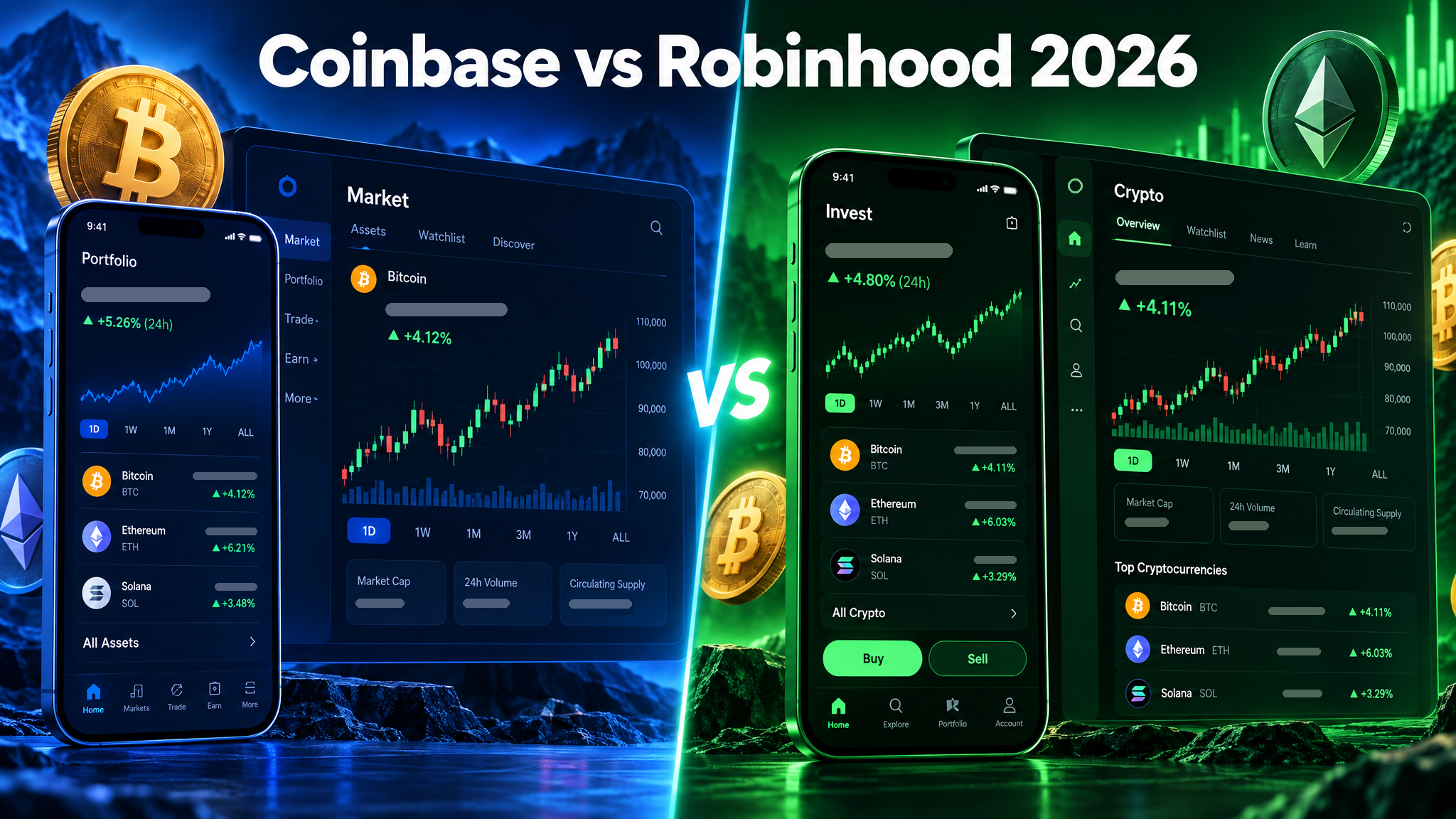 Coinbase vs Robinhood Crypto 2026: Which Platform Should You Use?