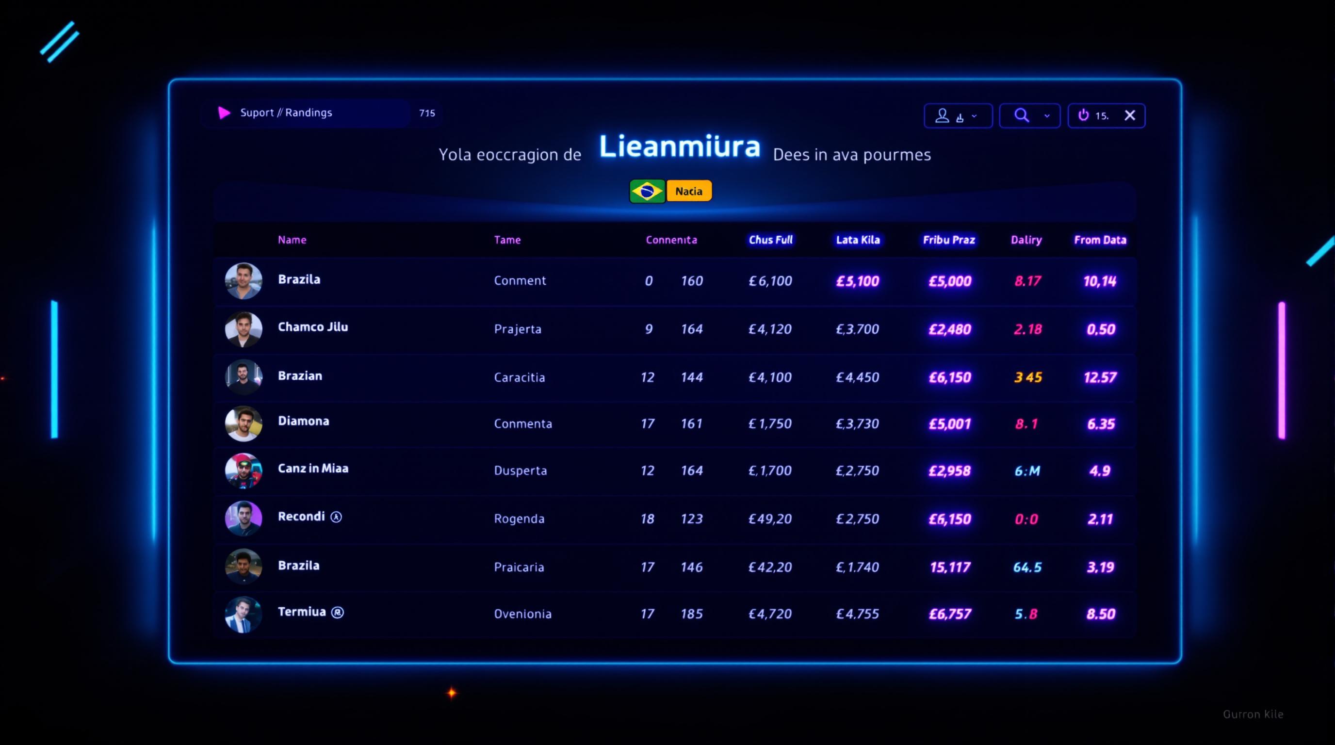 Leaderboard Brasil do freebitcoin