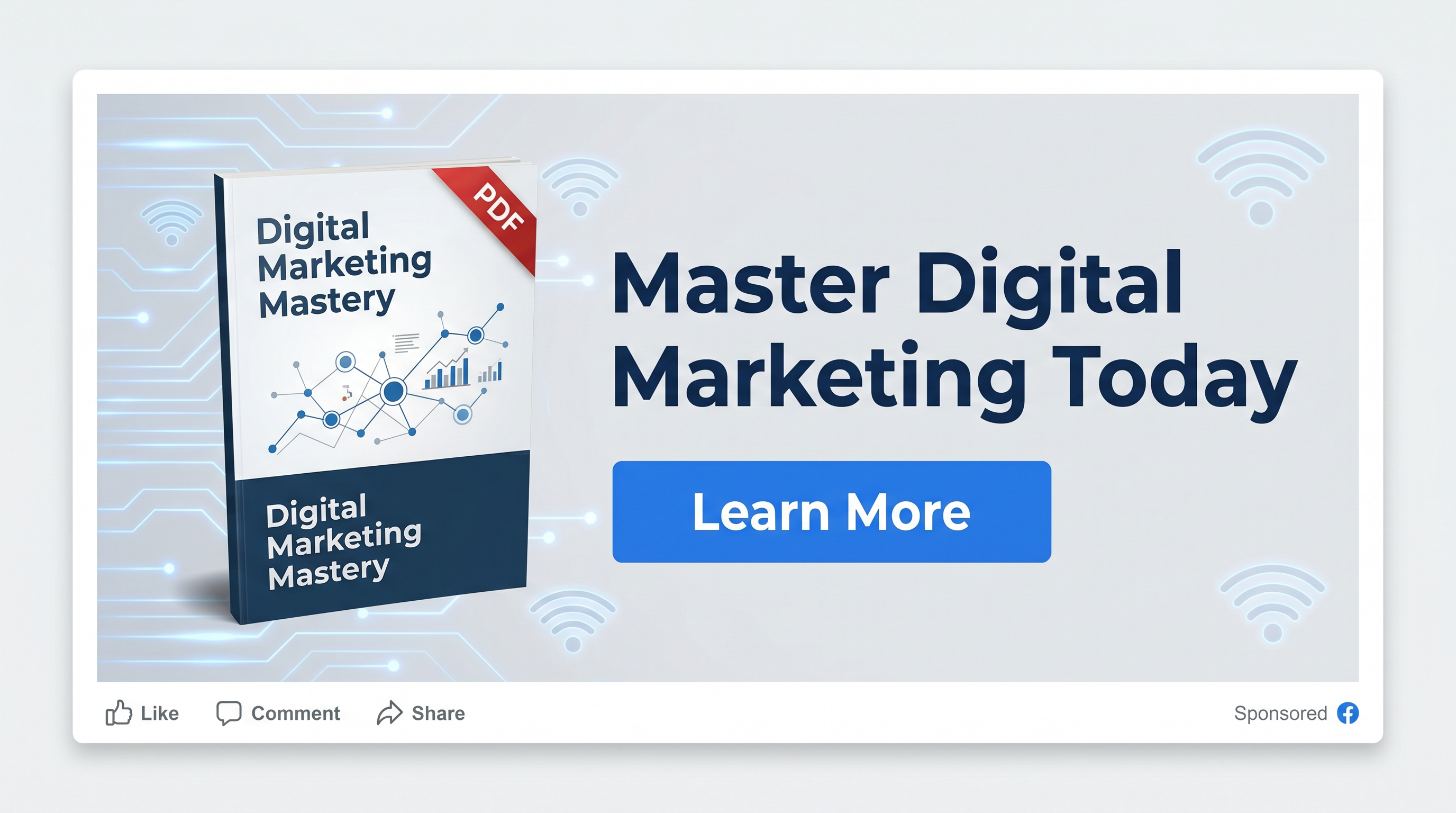 Facebook ad mockup