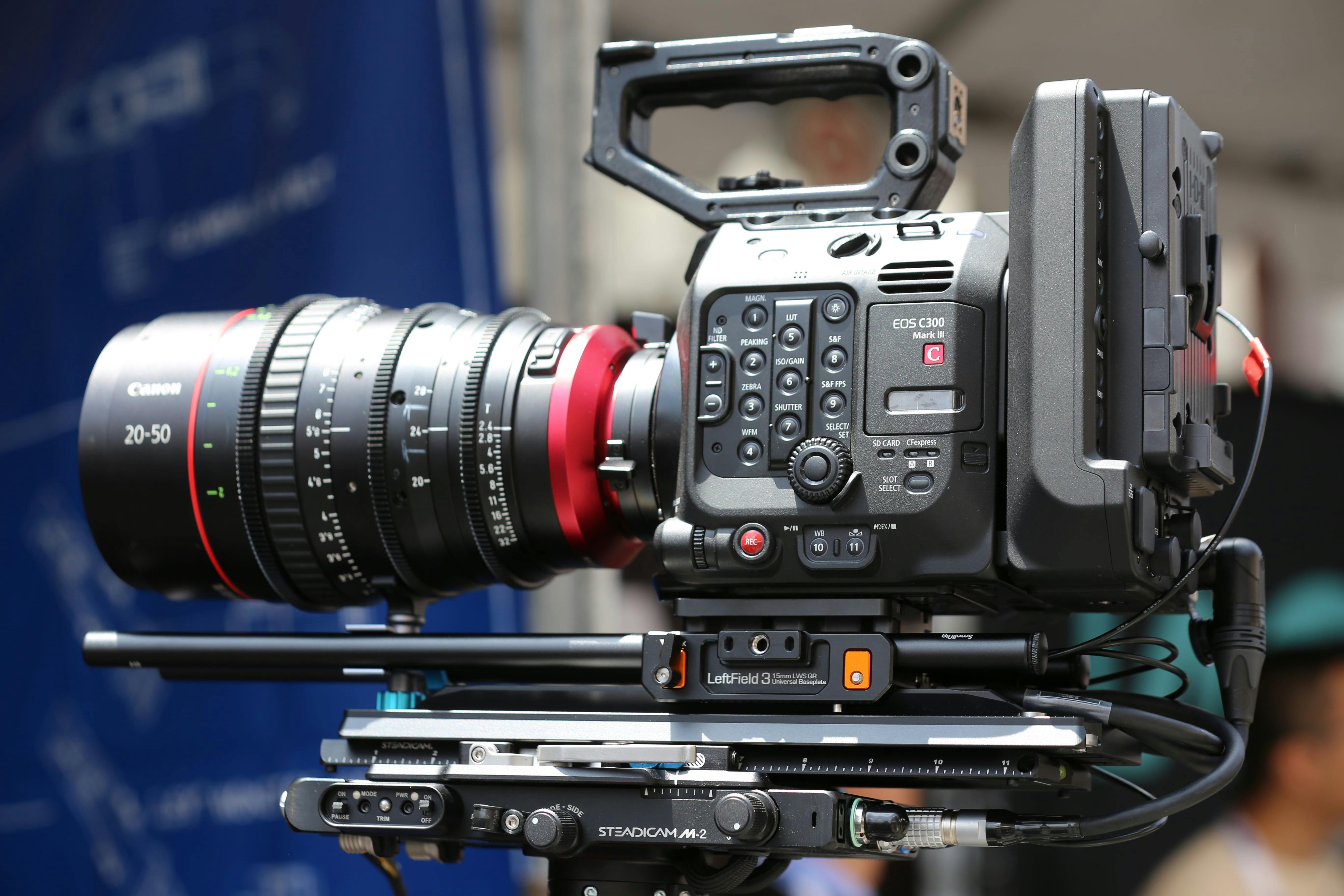 Professional cinema camera used by Marin Media Company