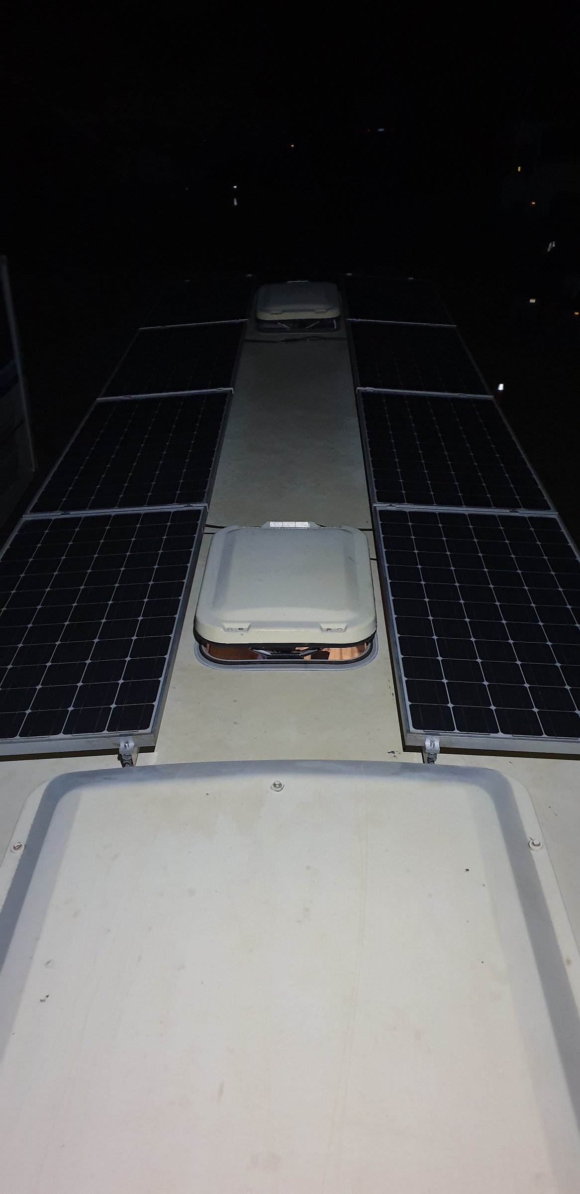 Second String of Solar Panels Installed