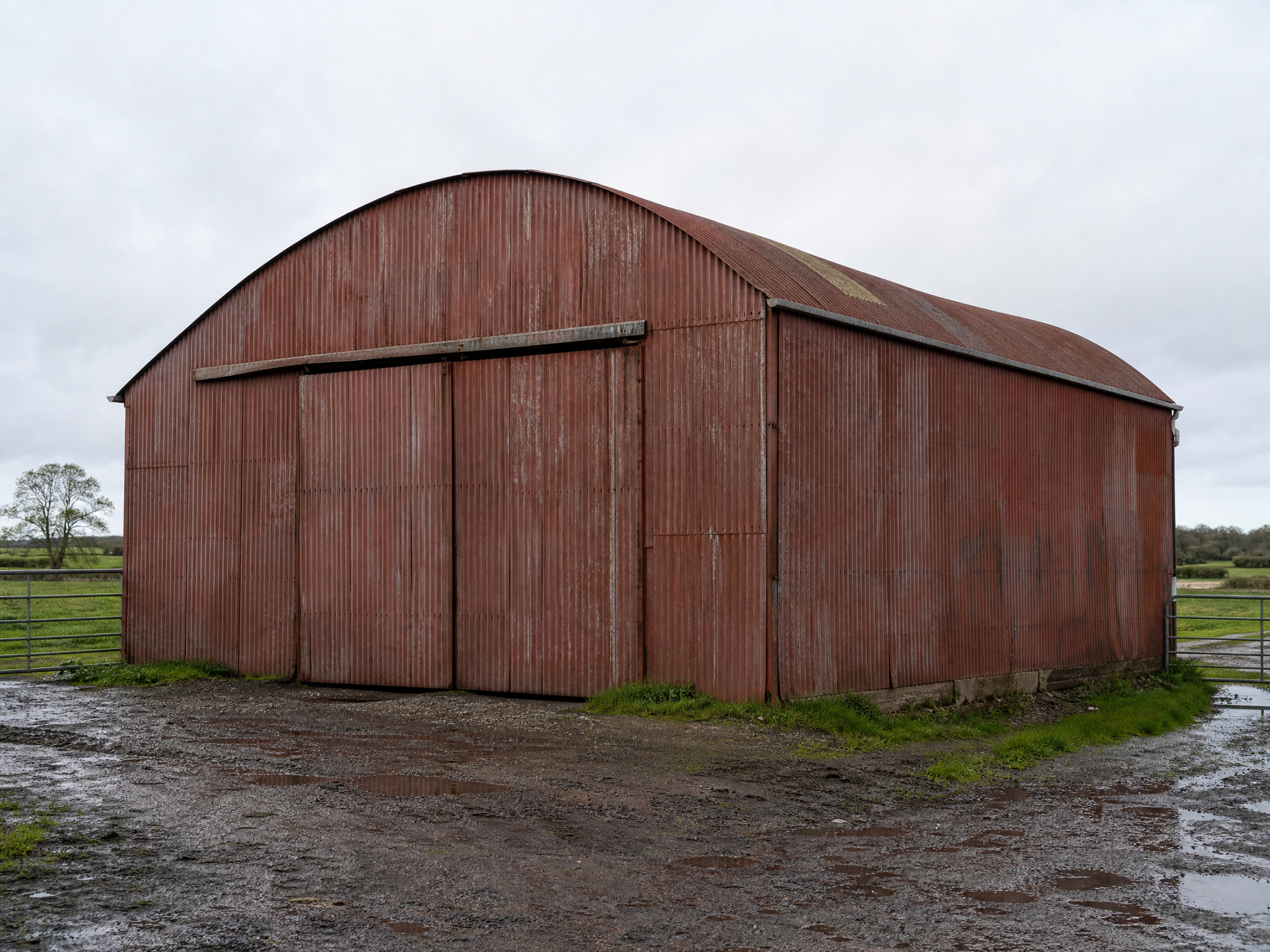 Before – weathered cladding