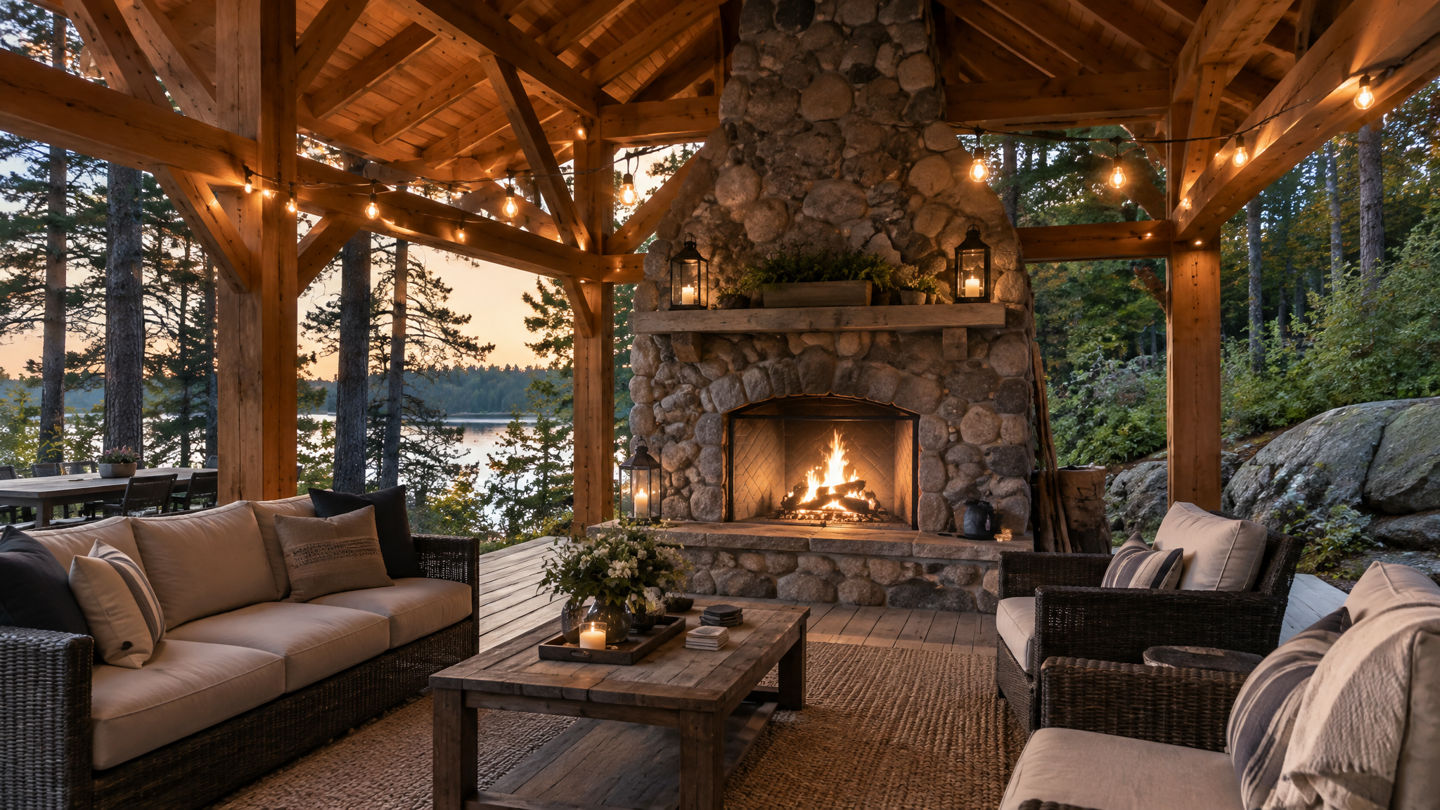 Completed deck project in Muskoka 4