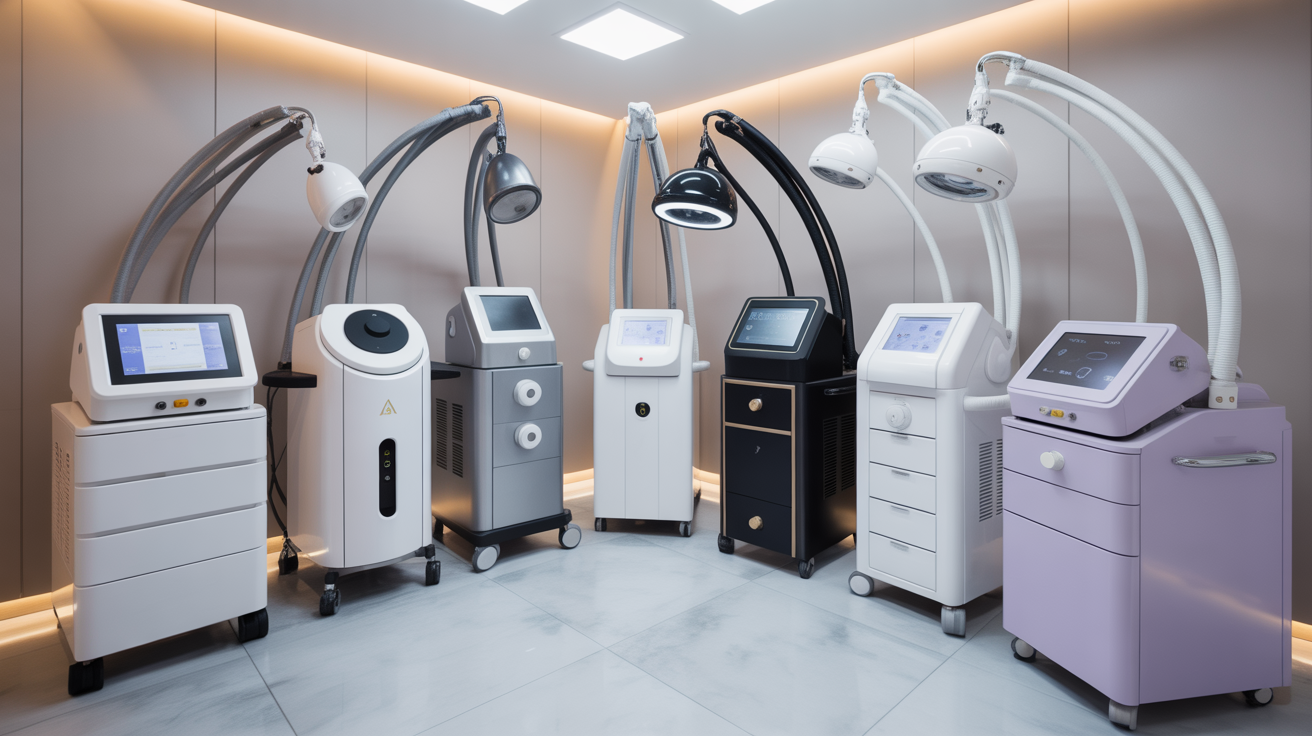 Medical-grade laser equipment at Born Beautiful Clinic in Calgary NW
