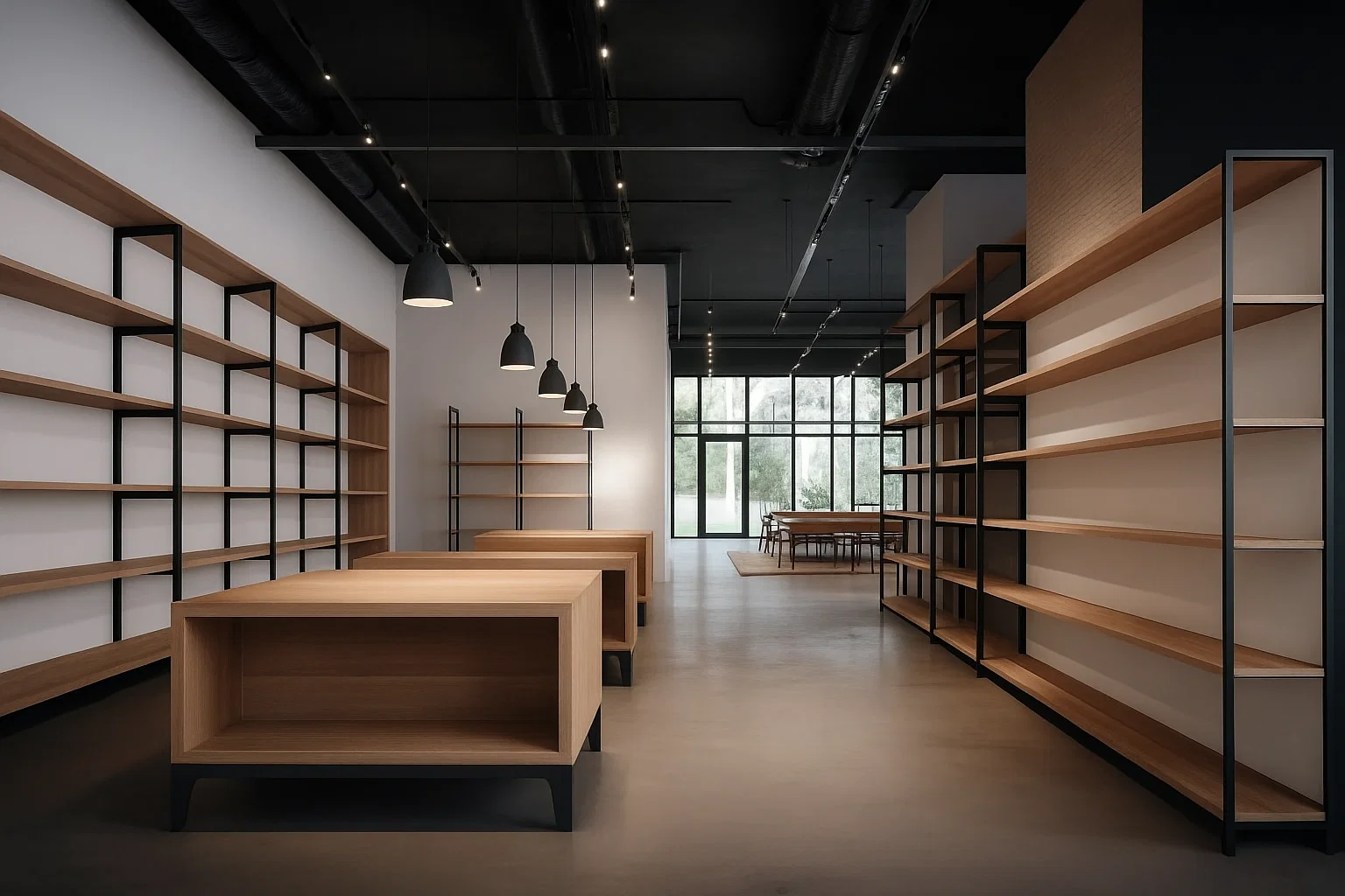 Каркаси стелажів лофт