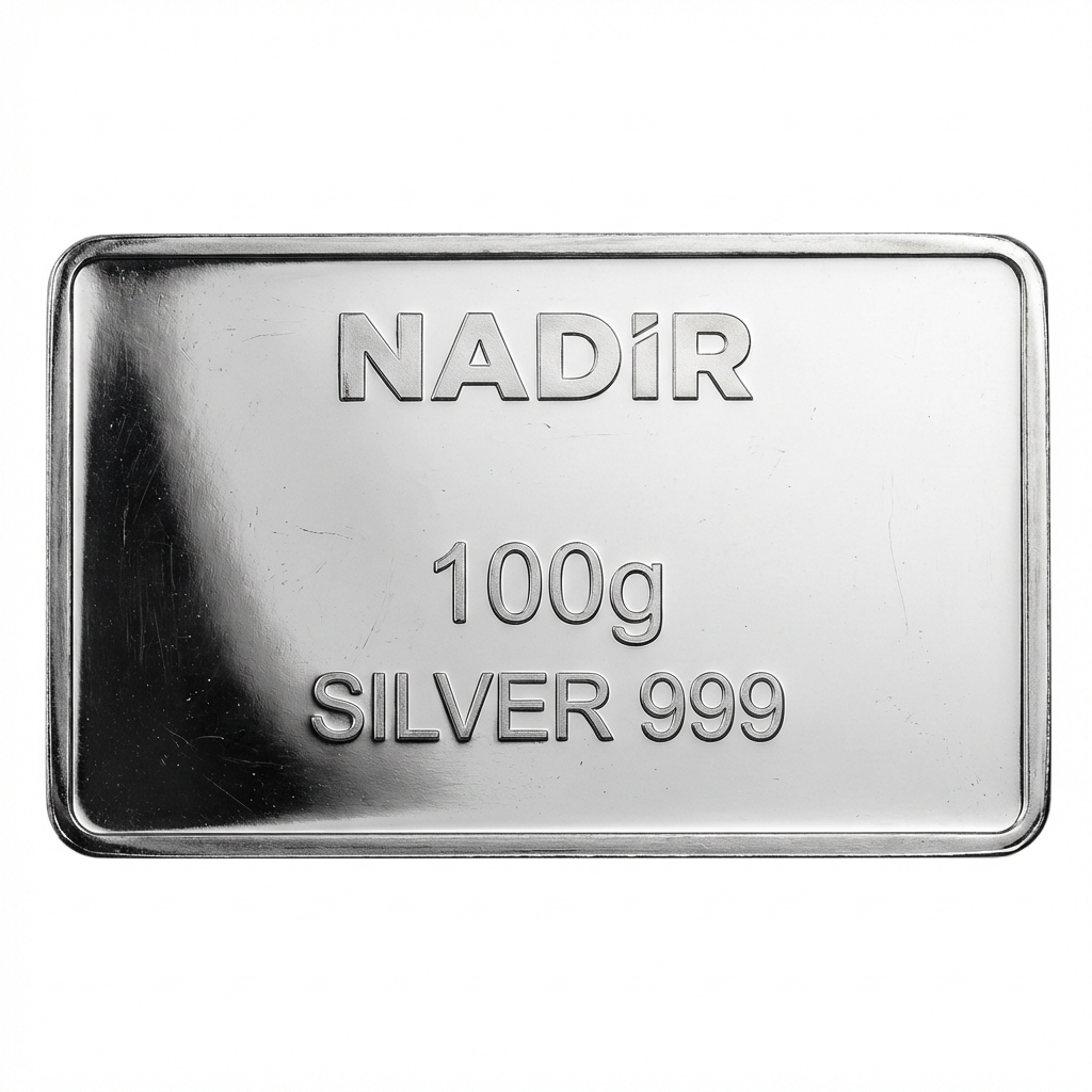 Nadir Refinery 100 Gram Silver Bar