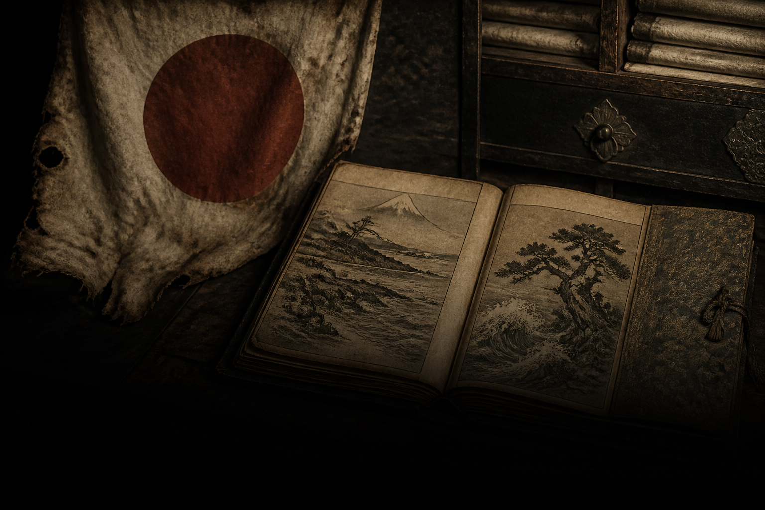 Historical banner representing the Japanese esoteric collection